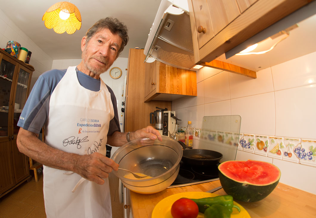 Así se alimenta Carlos Soria en los campos base Así se alimenta Carlos Soria en los campos base