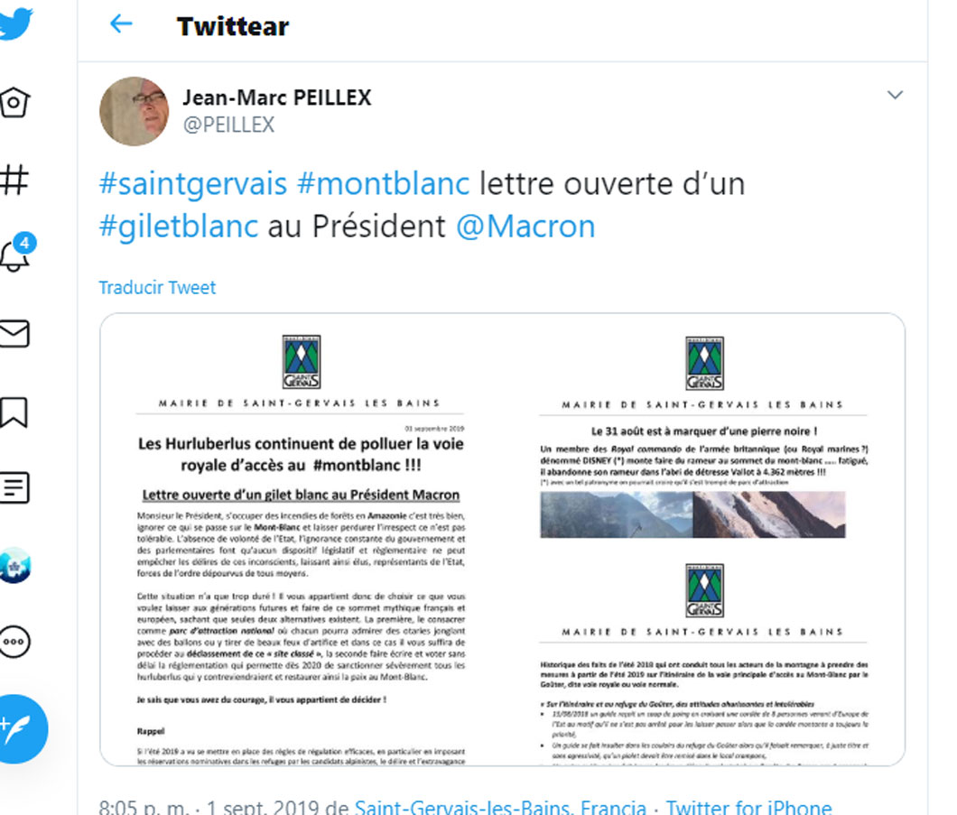 Macron anuncia restricciones para acceder al Mont Blanc Macron anuncia restricciones para acceder al Mont Blanc