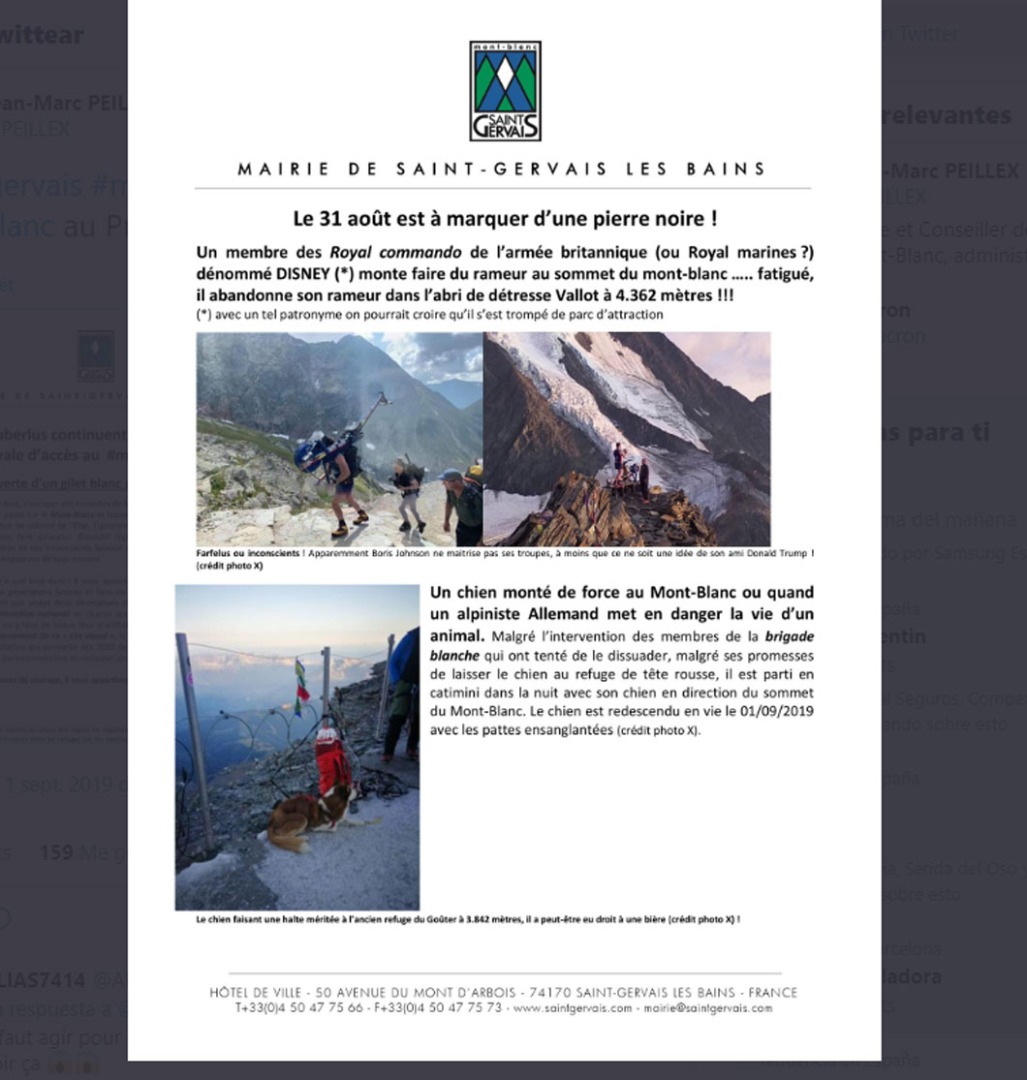 Macron anuncia restricciones para acceder al Mont Blanc Macron anuncia restricciones para acceder al Mont Blanc