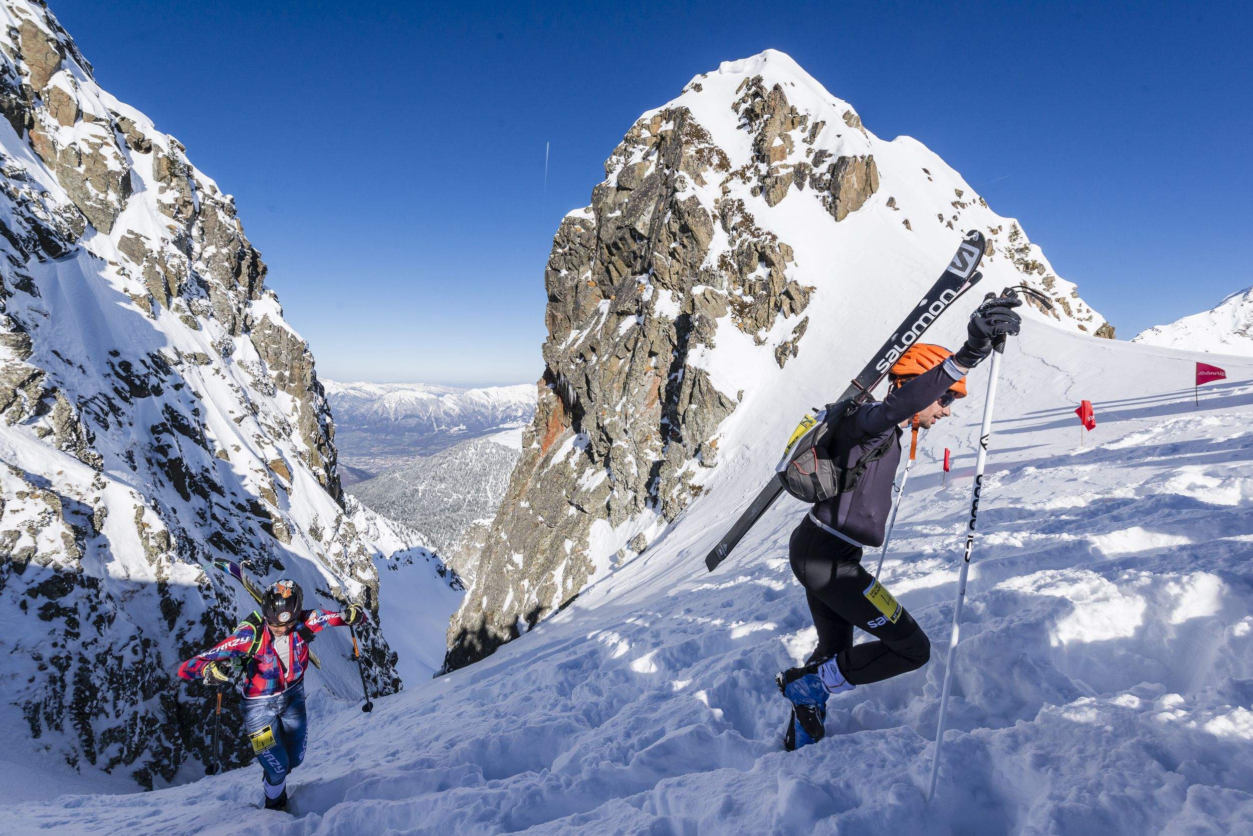 Kilian Jornet durante la disputa de la Pierra Menta 2016. JOCELYN CHAVY.