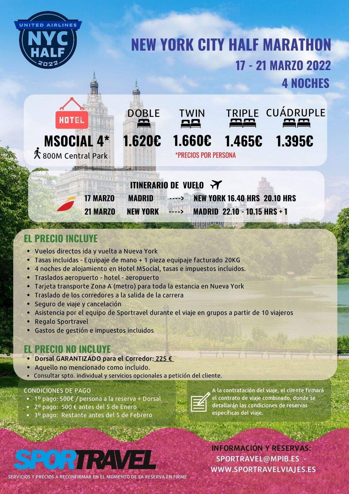 Una maravillosa oferta para la media de Nueva York 2022