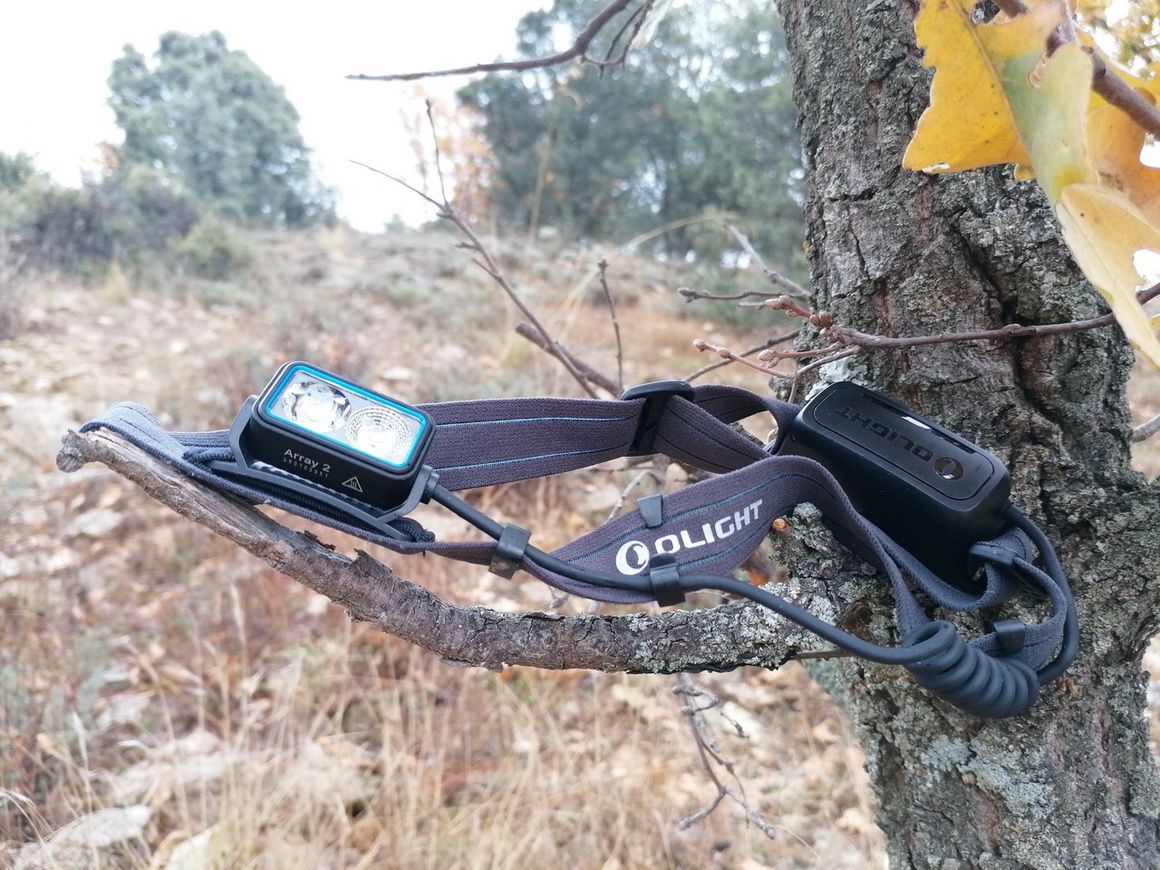Frontal Olight Array 2 para practicar trail running Frontal Olight Array 2 para practicar trail running