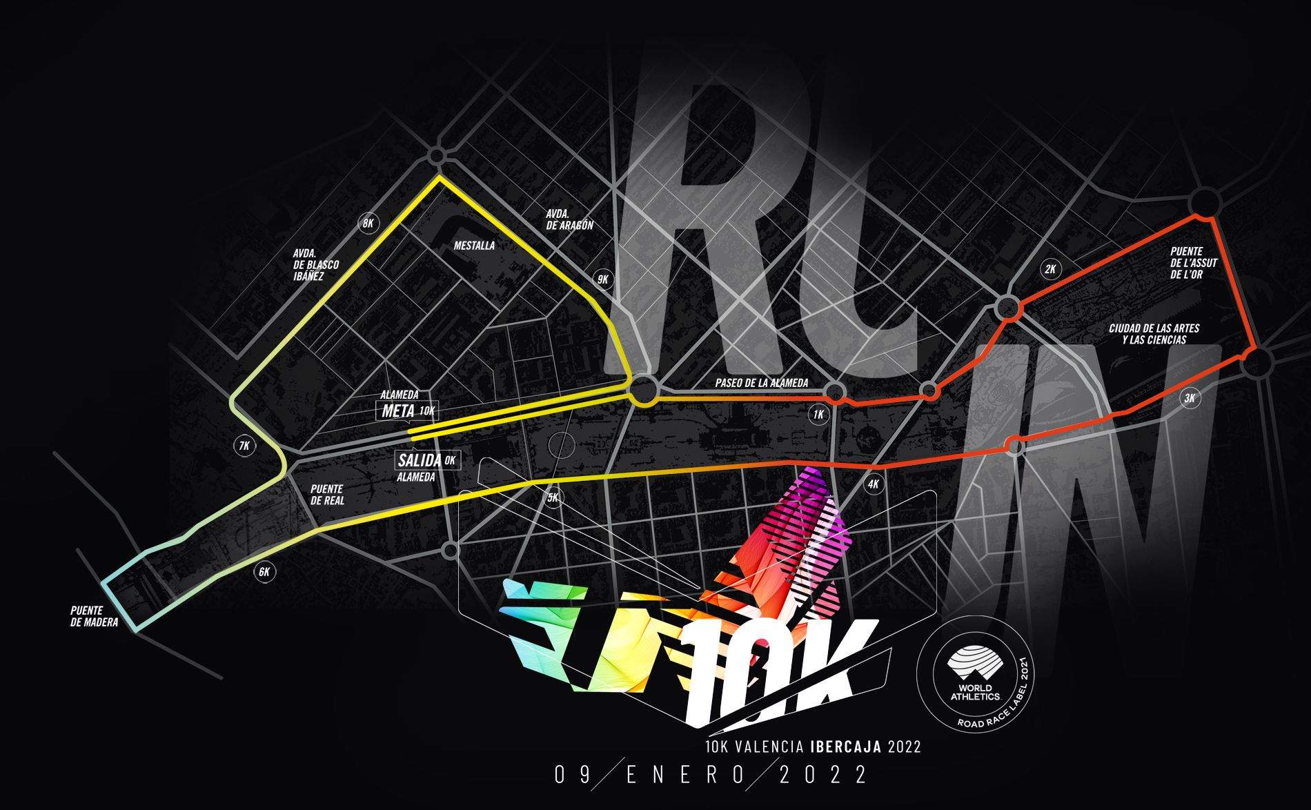 Así es el circuito del 10K Ibercaja, una de las pruebas más rápidas del mundo. Así es el circuito del 10K Ibercaja, una de las pruebas más rápidas del mundo.
