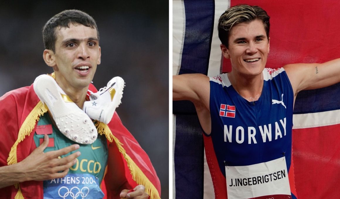 Hicham el Guerrouj es una de las referencias que tiene ante sí Jakob Ingebrigtsen. COI Y SPORTMEDIA