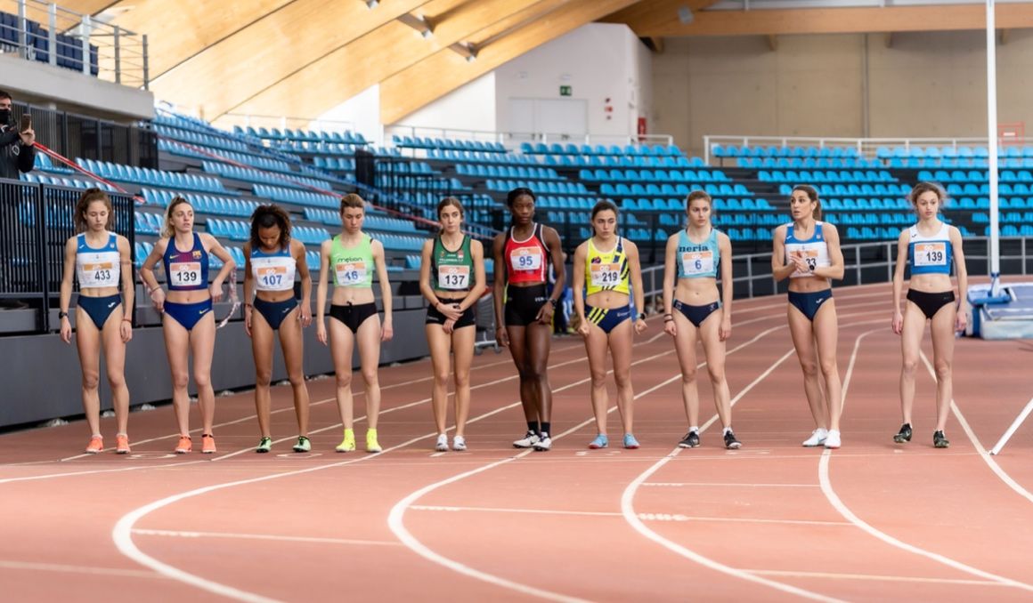 Una imagen de una prueba celebrada en la pista cubierta de Gallur. VSM PHOTOEVENTS.
