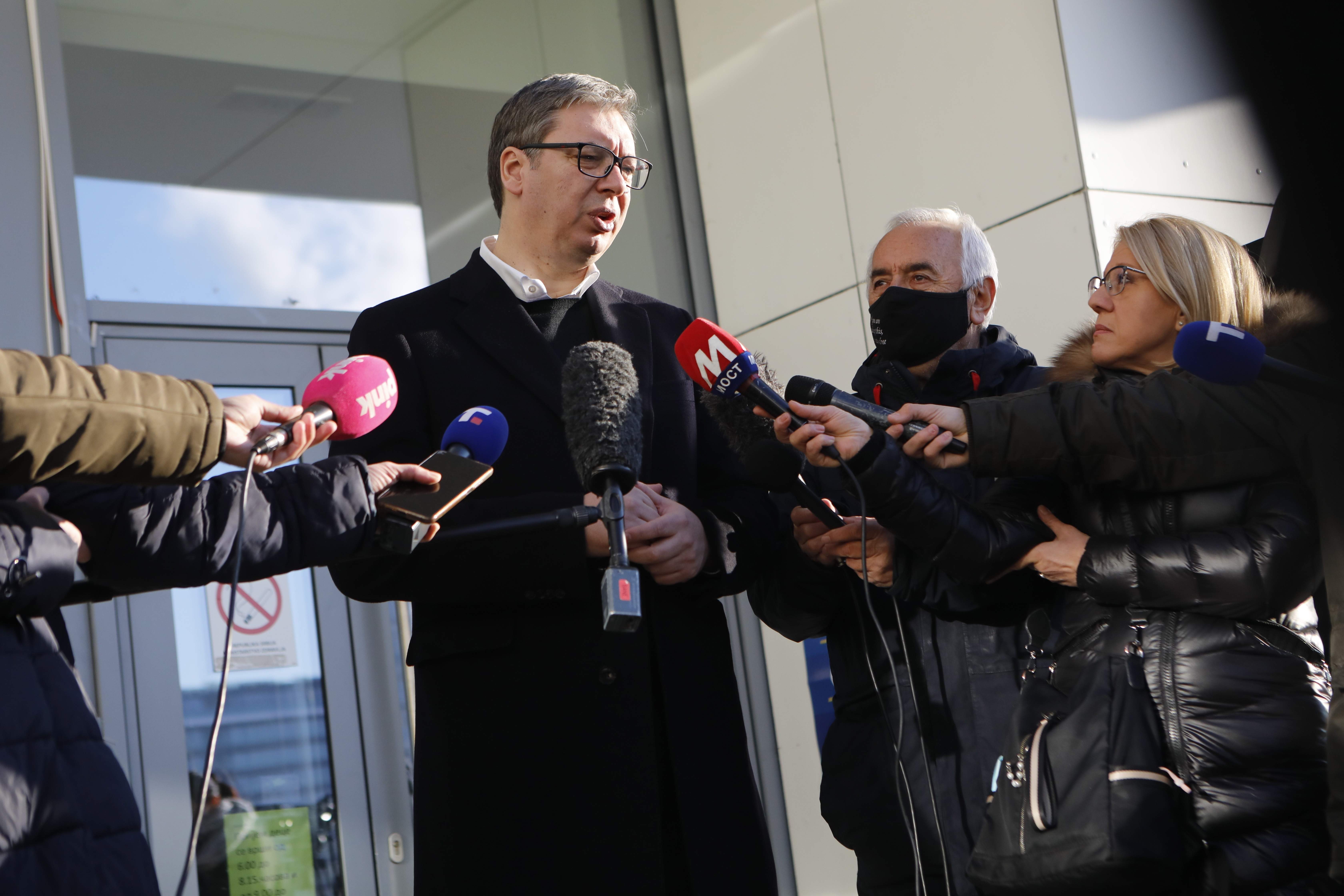 El presidente de Serbia, Aleksandar Vucic. EFE. El presidente de Serbia, Aleksandar Vucic. EFE.