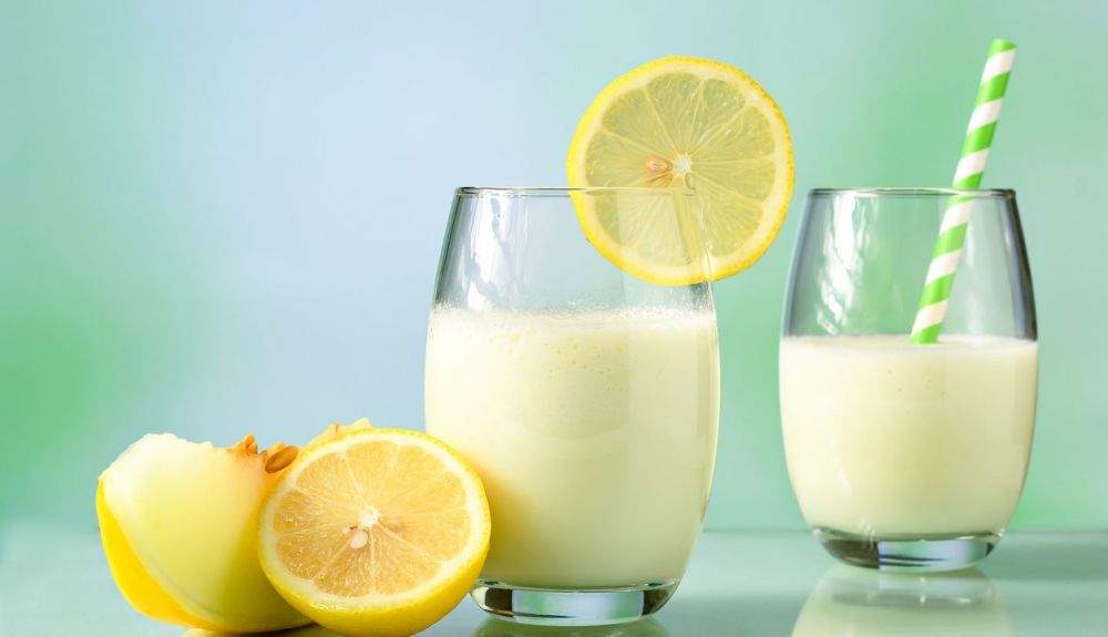 Batido de yogur y limón