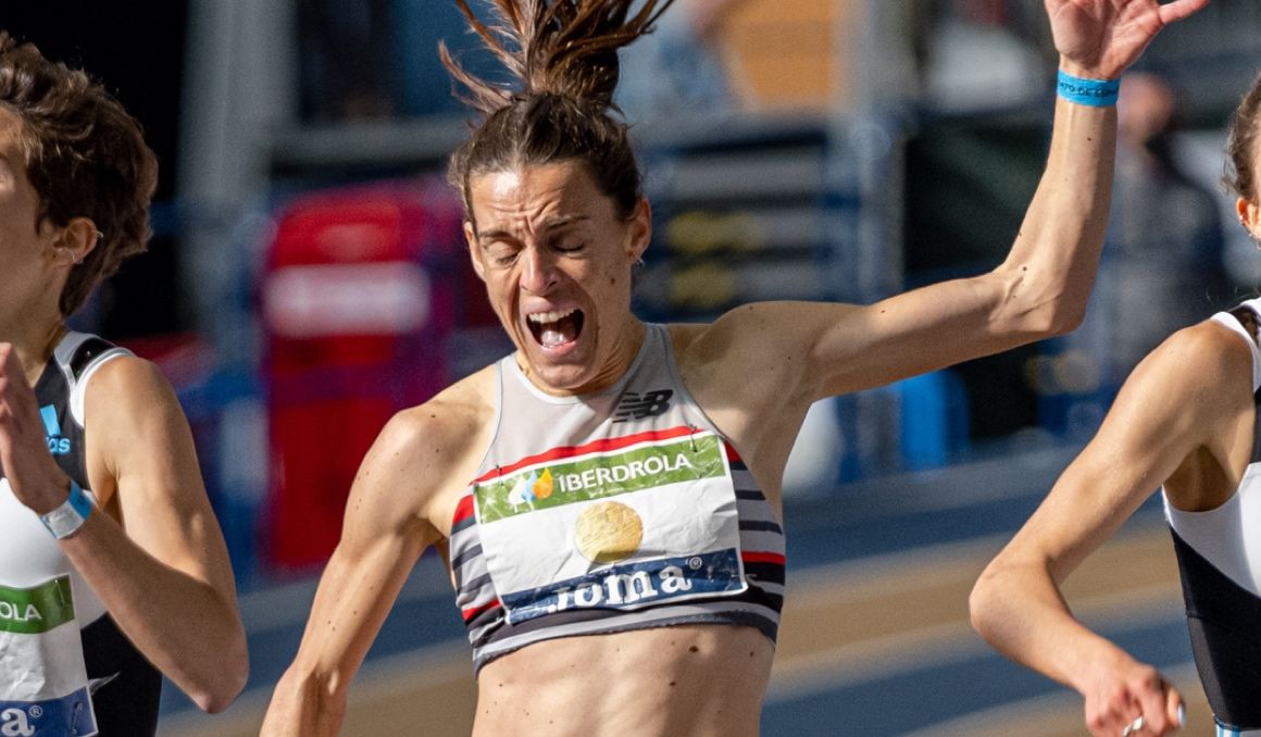 La recta final del Campeonato de España de Ourense donde Esther Guerrero sufrió la lesión. VSM PHOTOEVENTS. La recta final del Campeonato de España de Ourense donde Esther Guerrero sufrió la lesión. VSM PHOTOEVENTS.