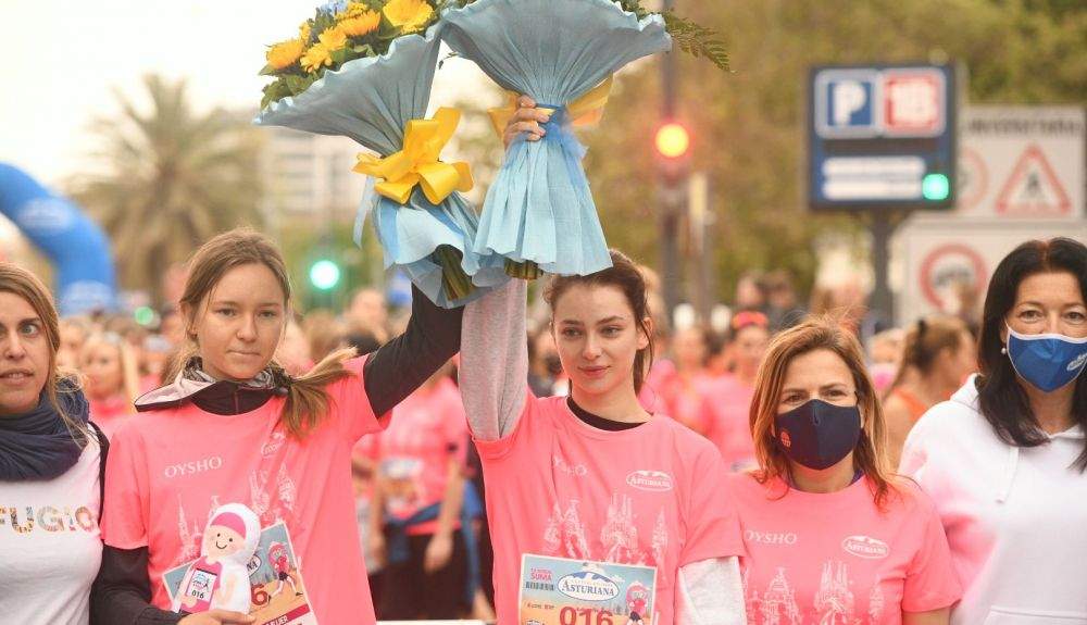 Dos deportistas ucranianas han sido homenajeadas