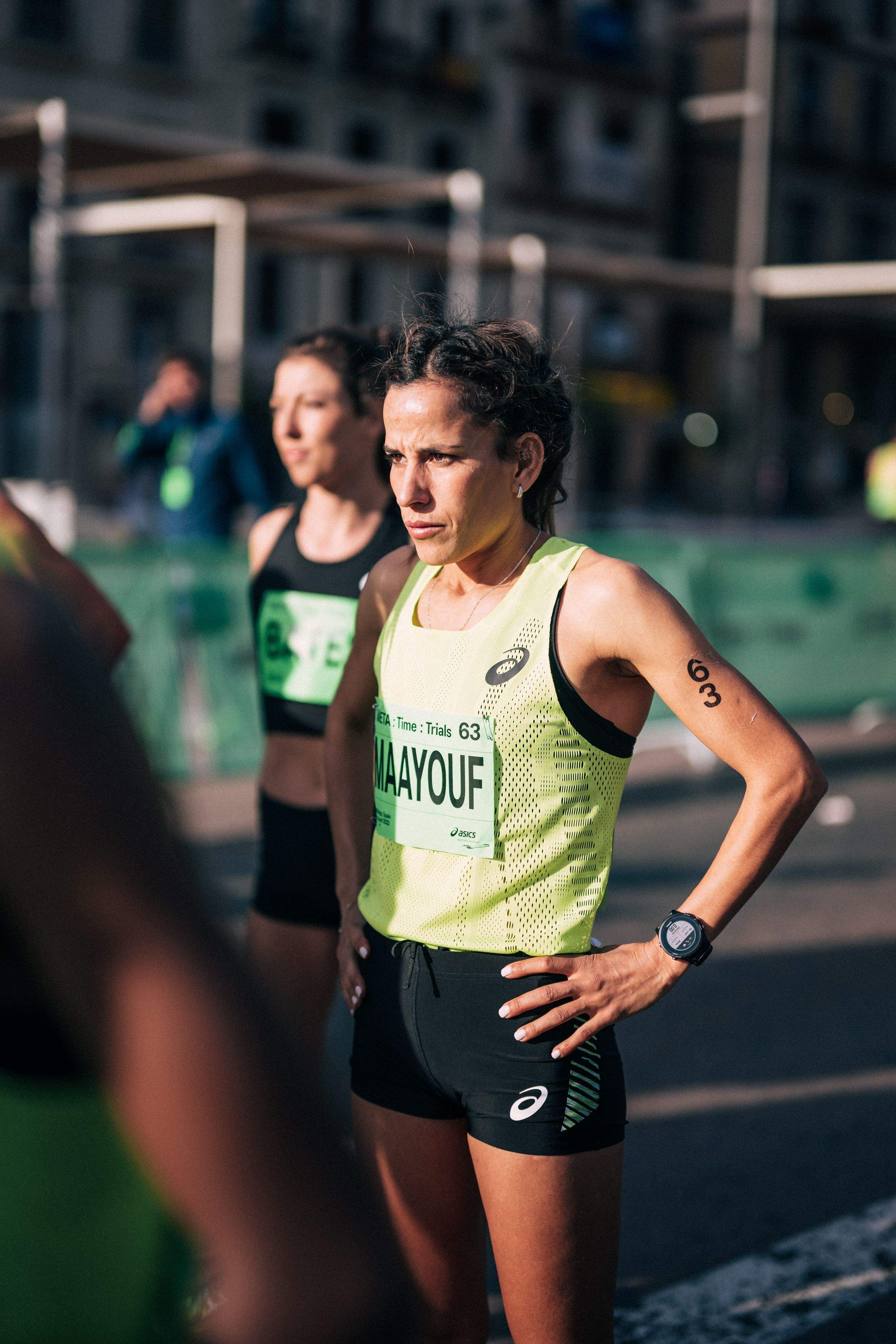 Majida Mayouf, que reside en Bilbao y podría conseguir la nacionalidad española en breve, se suma a ASICS. VSM PHOTOEVENTS.