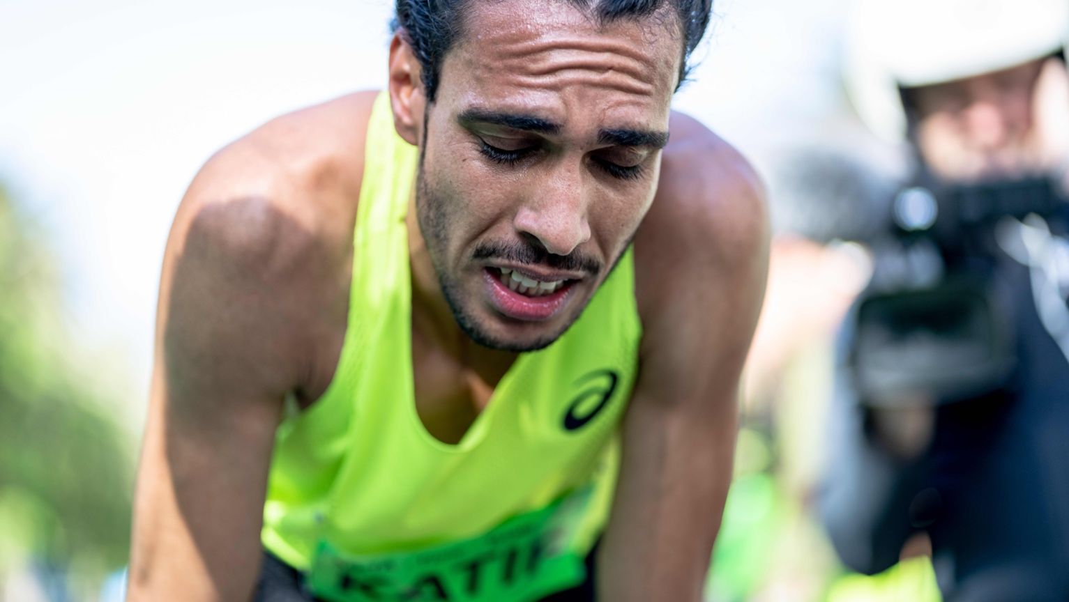 Mo Katir en el evento que su marca, ASICS, organizó en Málaga y en el que rozó el récord de Europa de 5K. VSM PHOTOEVENTS. Mo Katir en el evento que su marca, ASICS, organizó en Málaga y en el que rozó el récord de Europa de 5K. VSM PHOTOEVENTS.