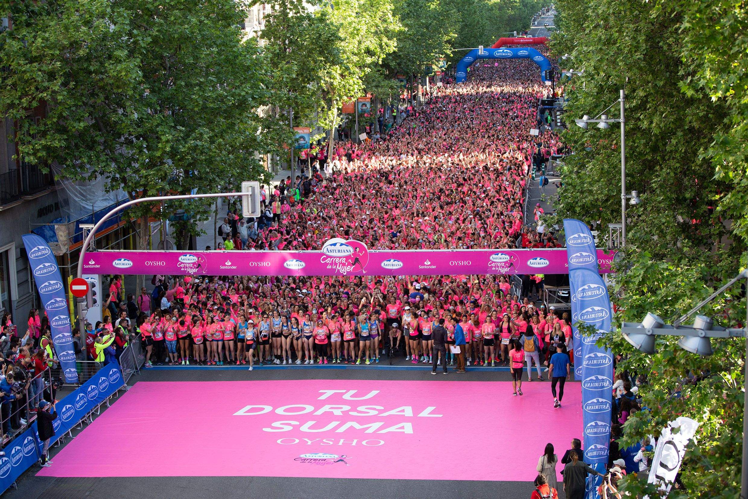 30.000 conquistan las calles de Madrid en la Carrera de la Mujer