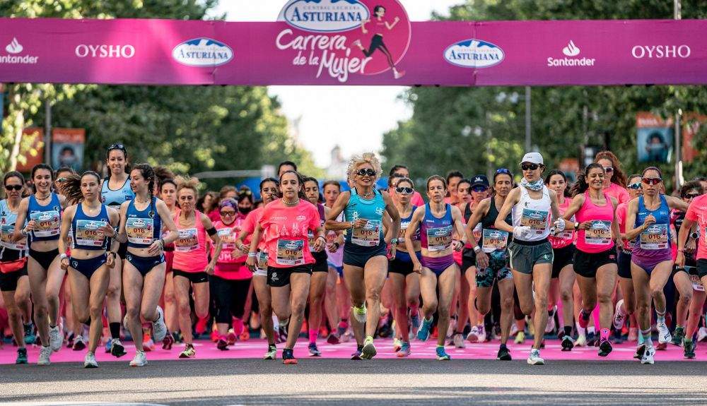 Salida de la Carrera de la Mujer Central Lechera Asturiana de Madrid