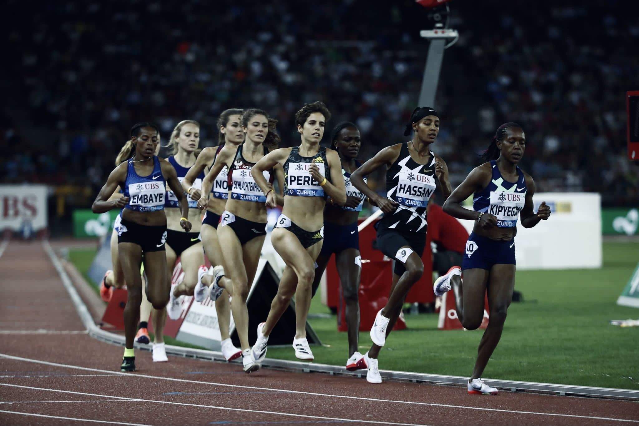 Marta Pérez en la Diamond League de Zürich en 2021. DL.