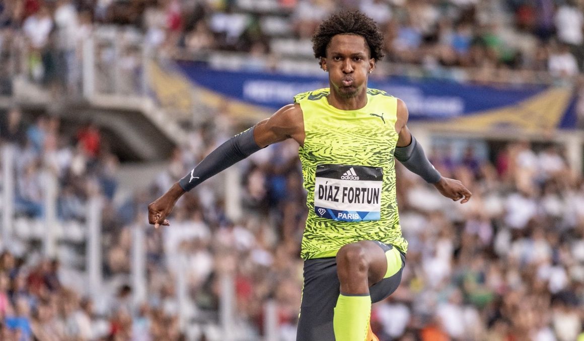 Jordan Díaz en la Diamond League de París donde se llevó el triunfo. DL. Jordan Díaz en la Diamond League de París donde se llevó el triunfo. DL.