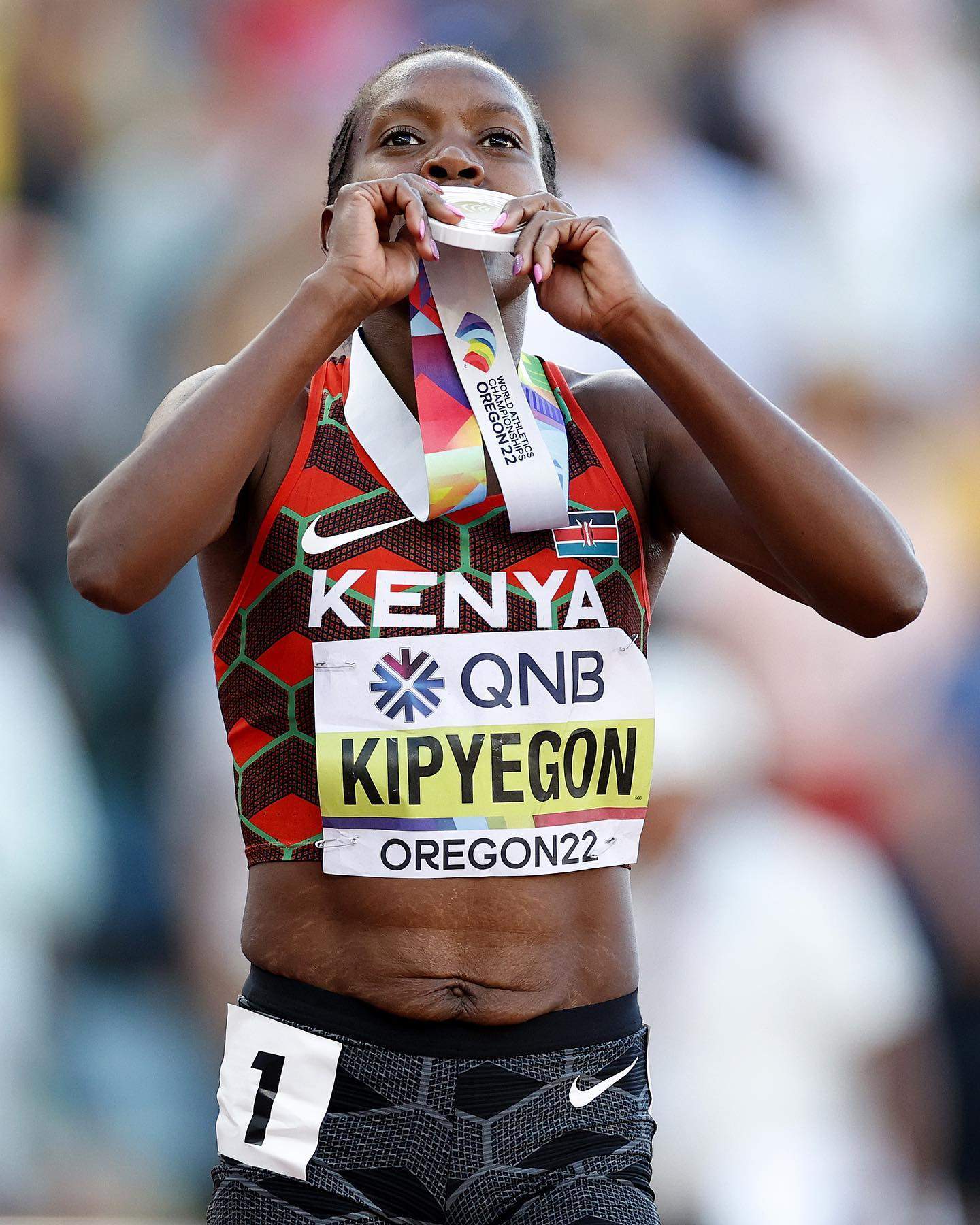 Faith Kipyegon recupera su título mundial de 1.500 metros. WORLD ATHLETICS.