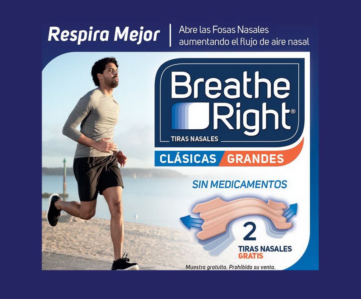 Respira mejor con Breathe Right Respira mejor con Breathe Right