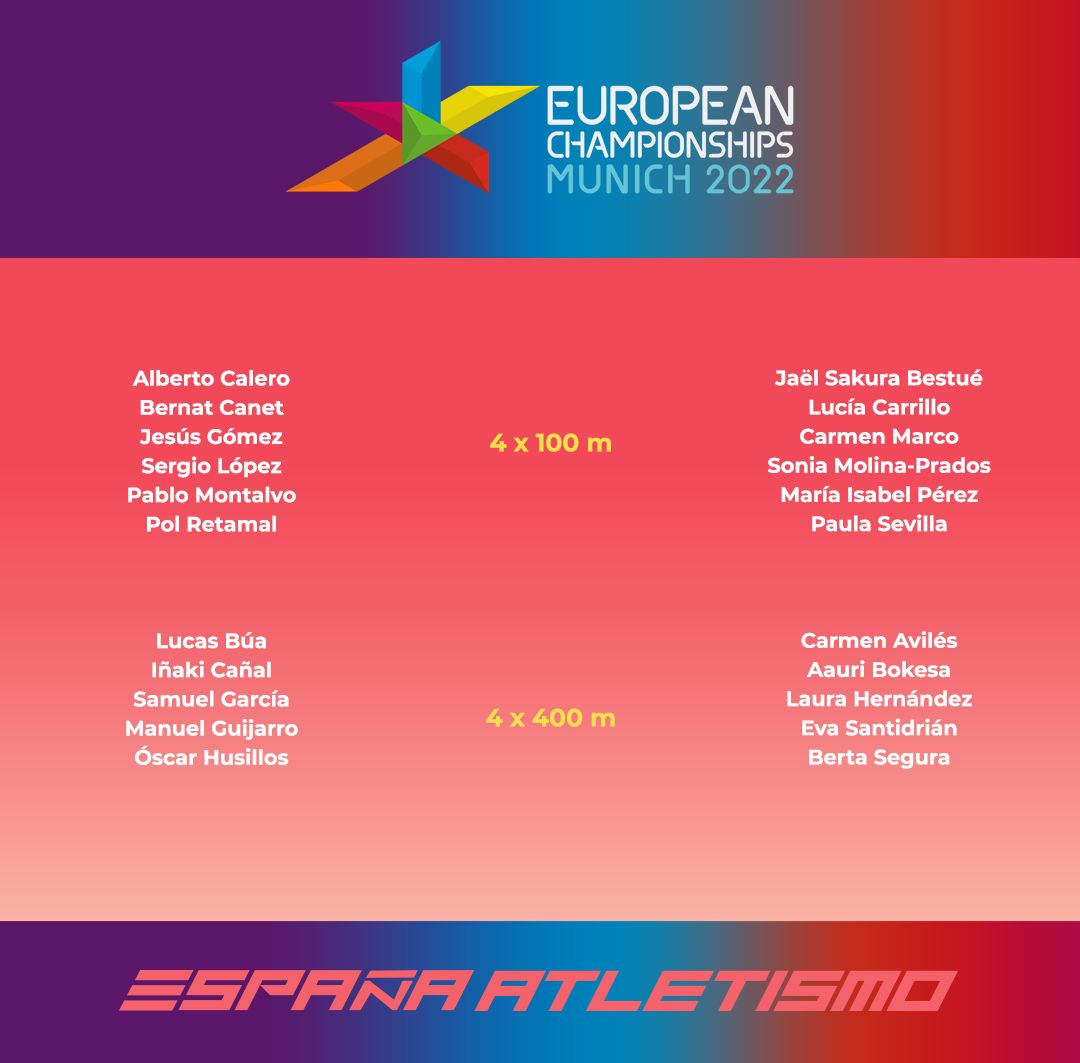 EspanÞaAtletismo Munich relevos