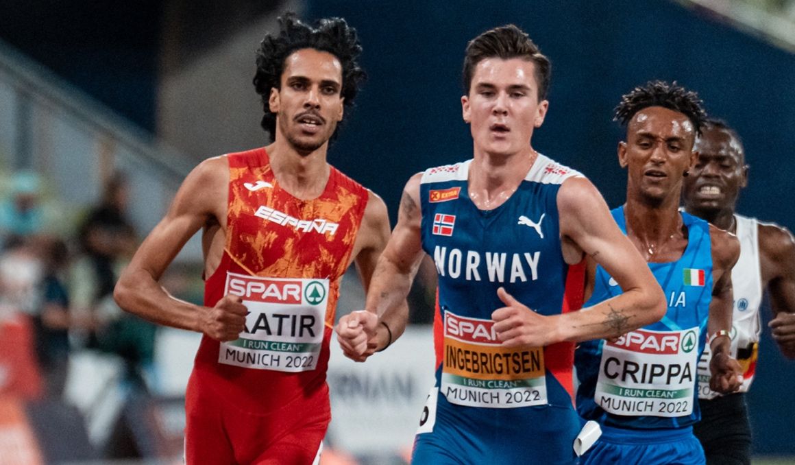 Mo Katir y Jakob Ingebrigtsen volverán a verse las caras en el Campeonato del Mundo de Budapest. SPORTMEDIA. Mo Katir y Jakob Ingebrigtsen volverán a verse las caras en el Campeonato del Mundo de Budapest. SPORTMEDIA.