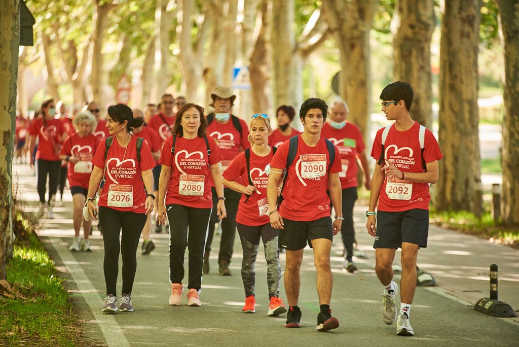 Si no te apetece correr tambien puedes andar en la marcha de 4,5 km de la Carrera Popular del Corazón.