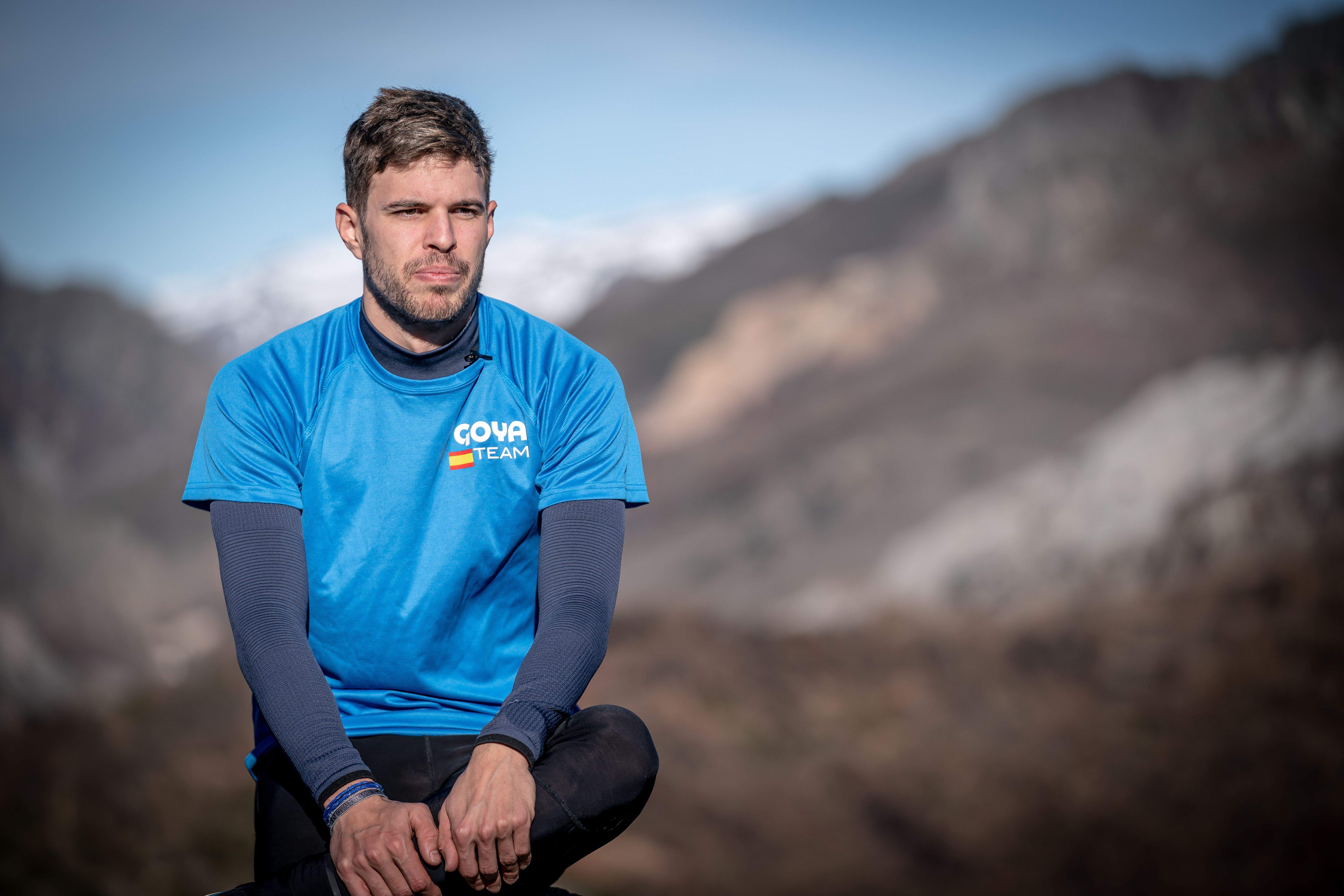 Óscar Husillos correrá los 400 metros el próximo martes 18 de junio en Bilbao. JAIME DE DIEGO