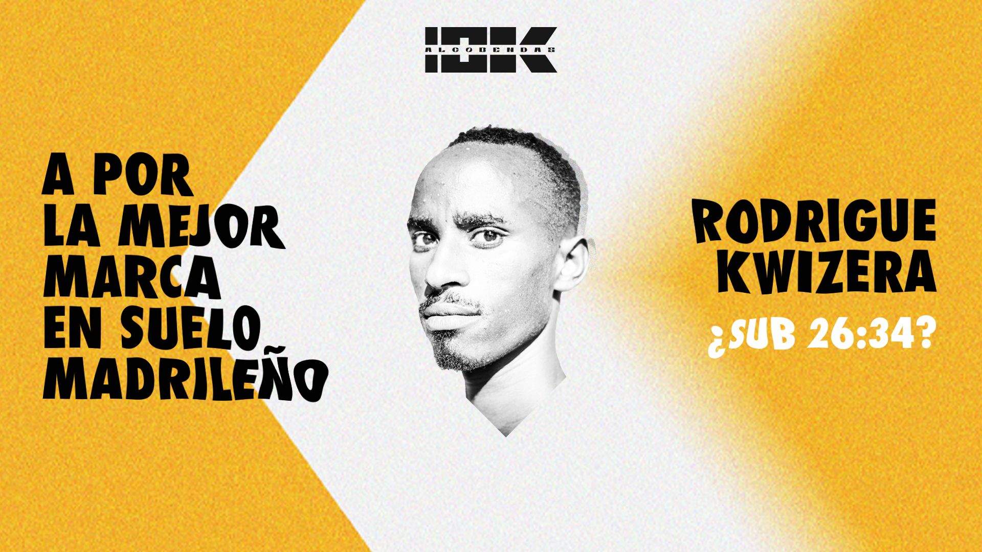 Rodrigue Kwizera quiere ser el más rápido sobre 10 km en suelo madrileño. ÁLEX CORRAL. Rodrigue Kwizera quiere ser el más rápido sobre 10 km en suelo madrileño. ÁLEX CORRAL.