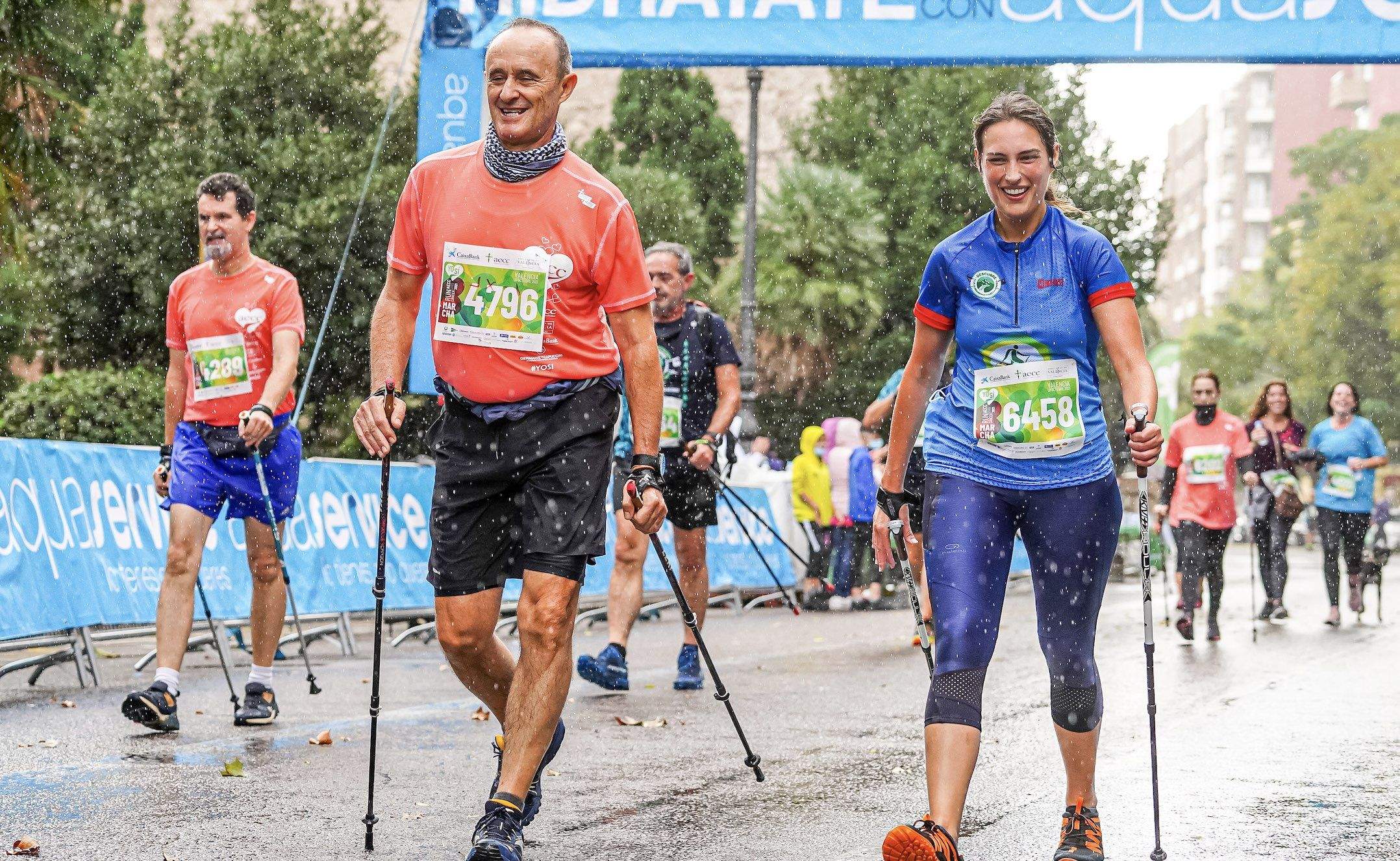 La marcha nórdica será una de las modalidades que se podrán practicar en València contra el Cáncer