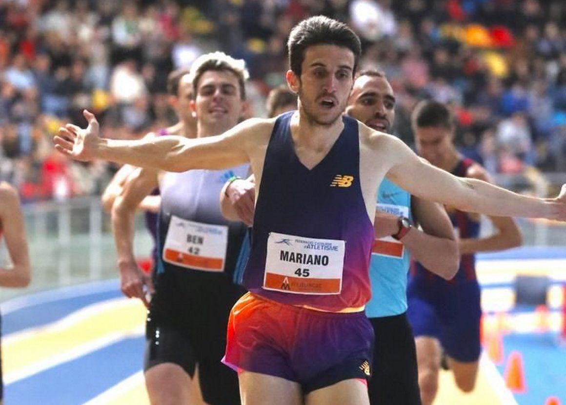 Mariano García imponiéndose en el mitin celebrado en Sabadell Mariano García imponiéndose en el mitin celebrado en Sabadell