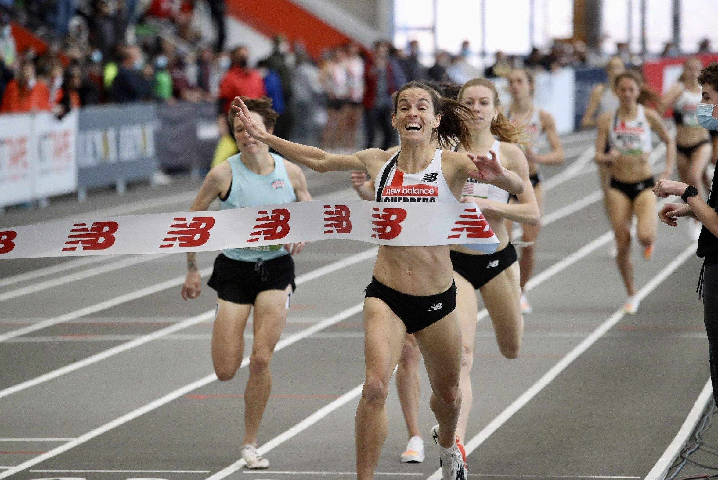 Esther Guerrero en el New Balance Indoor Grand Prix 2022. NBIGP.