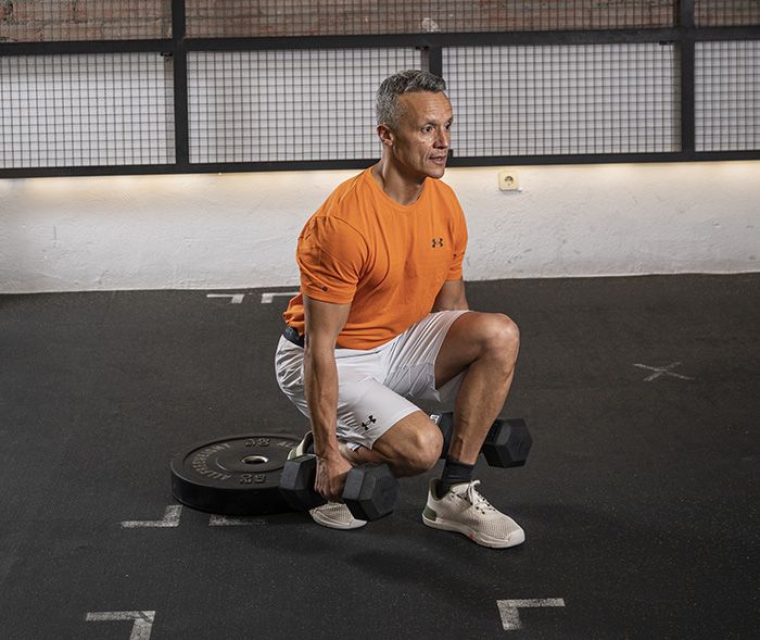 SQUAT SPLIT TALÓN POSTERIOR ELEVADO