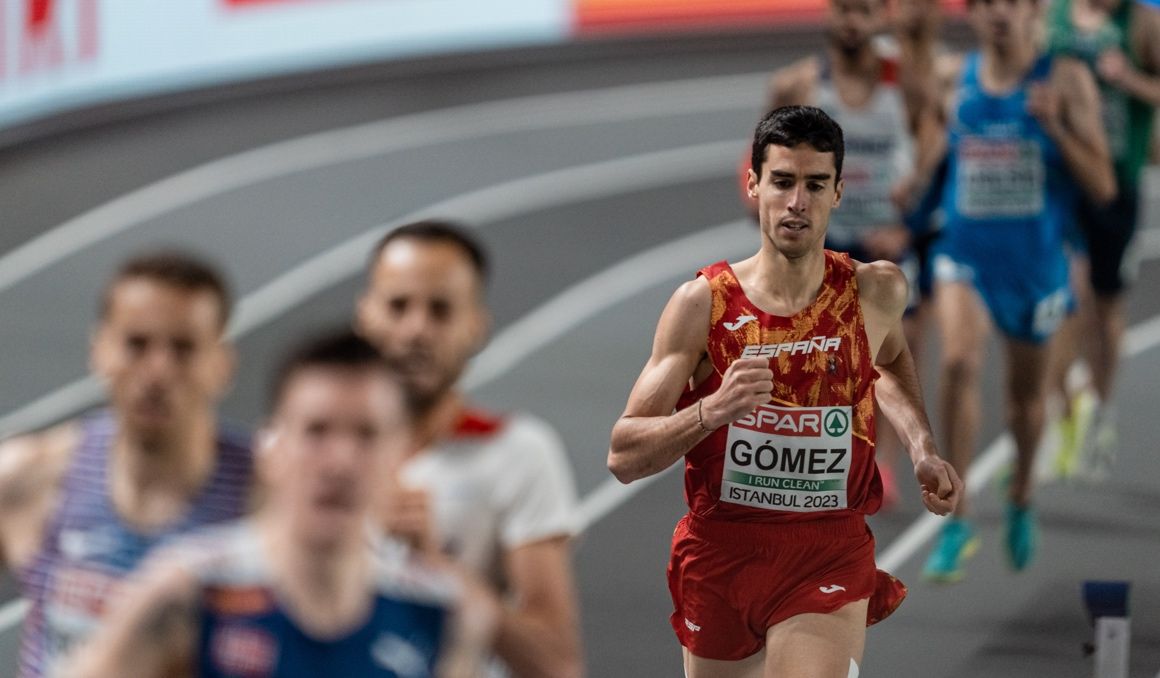 Jesús Gómez ha firmado el mejor resultado de España en Estambul hasta el momento, siendo cuarto en unos carísimos 1500 metros. SPORTMEDIA.
