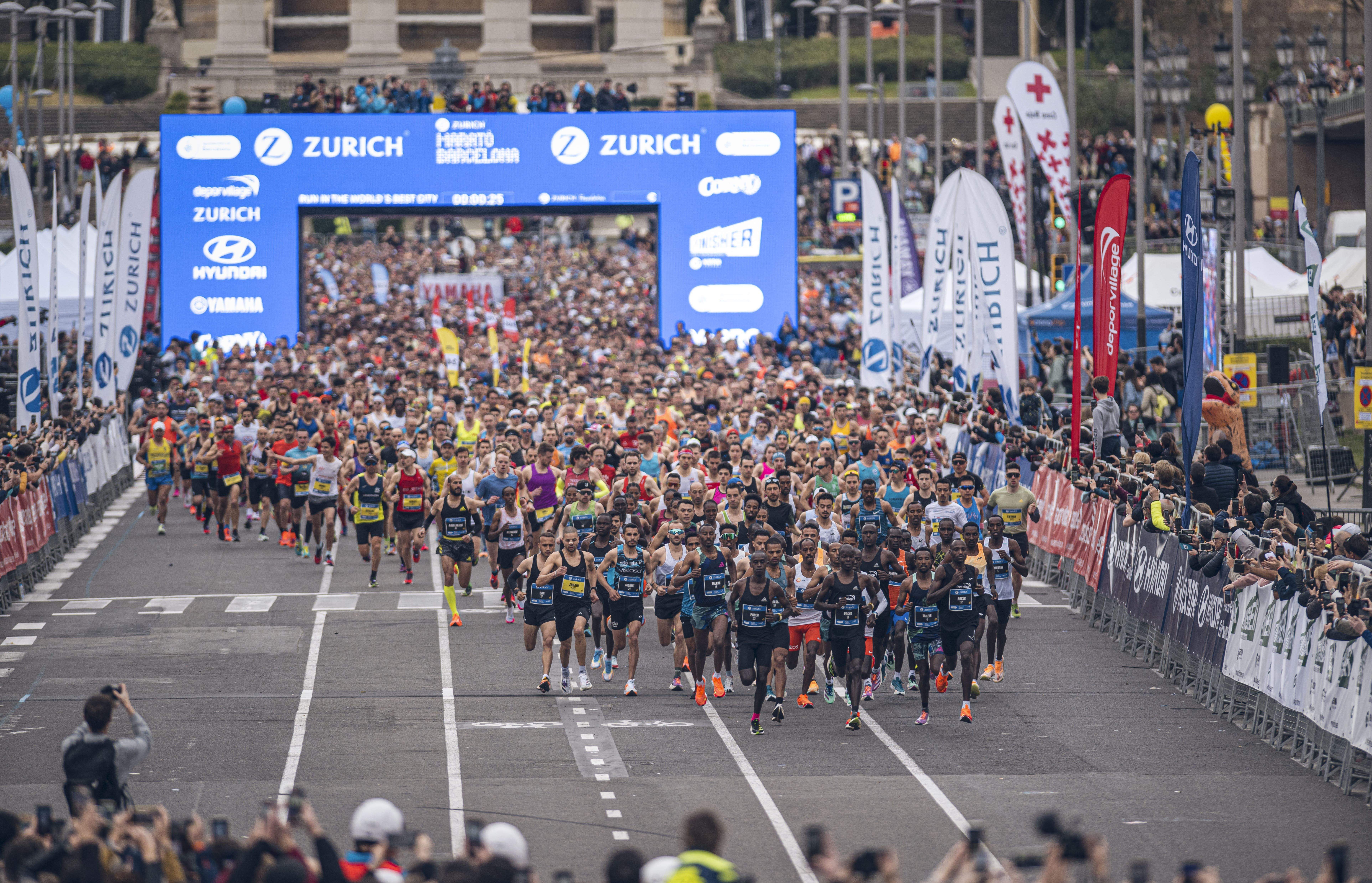 Una imagen del Zurich Marató de Barcelona 2023. ZMB.