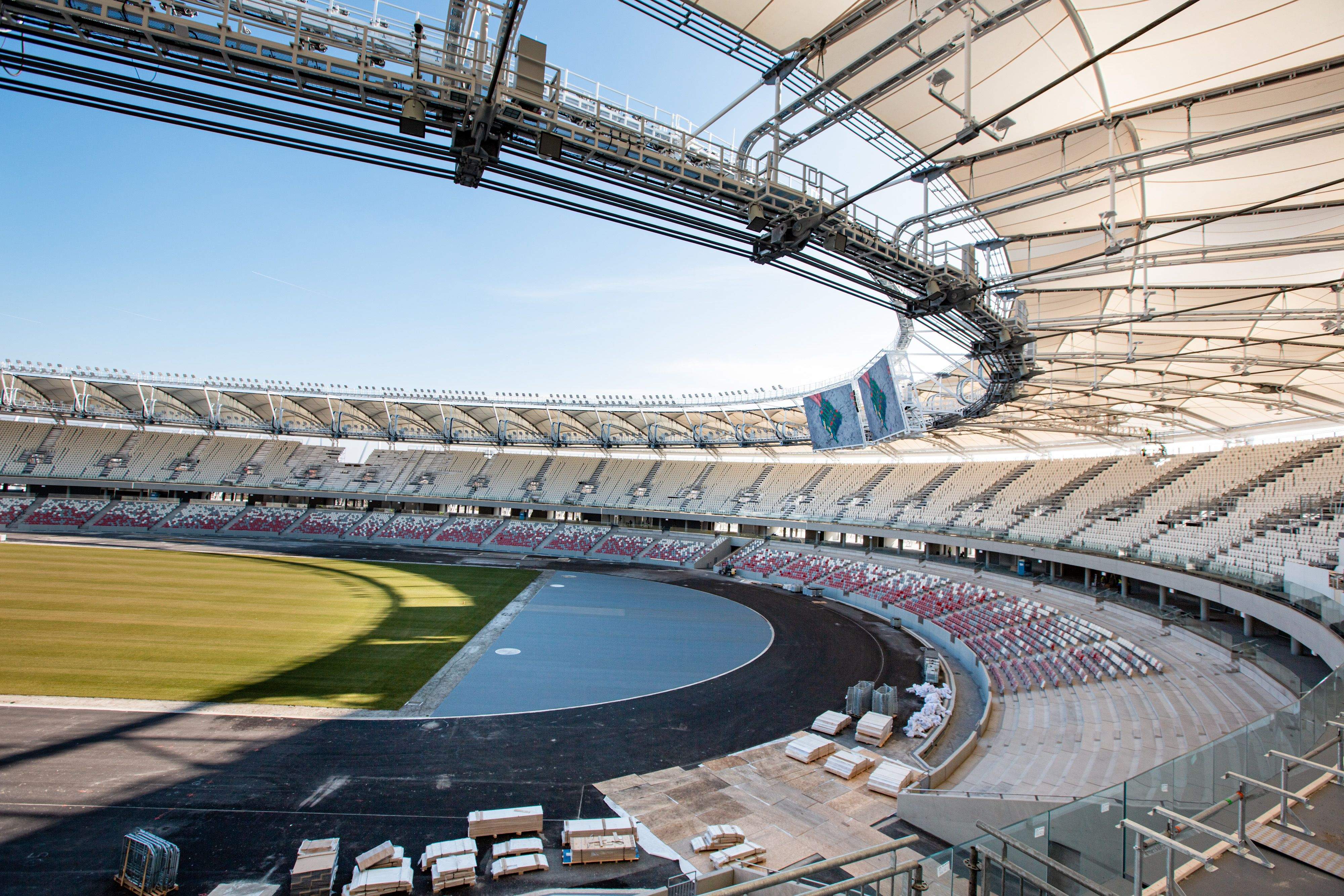 Así evolucionan las obras del National Athletics Centre de Budapest, sede del Campeonato del Mundo de Atletismo 2023. DANIEL MEUMANN. 10