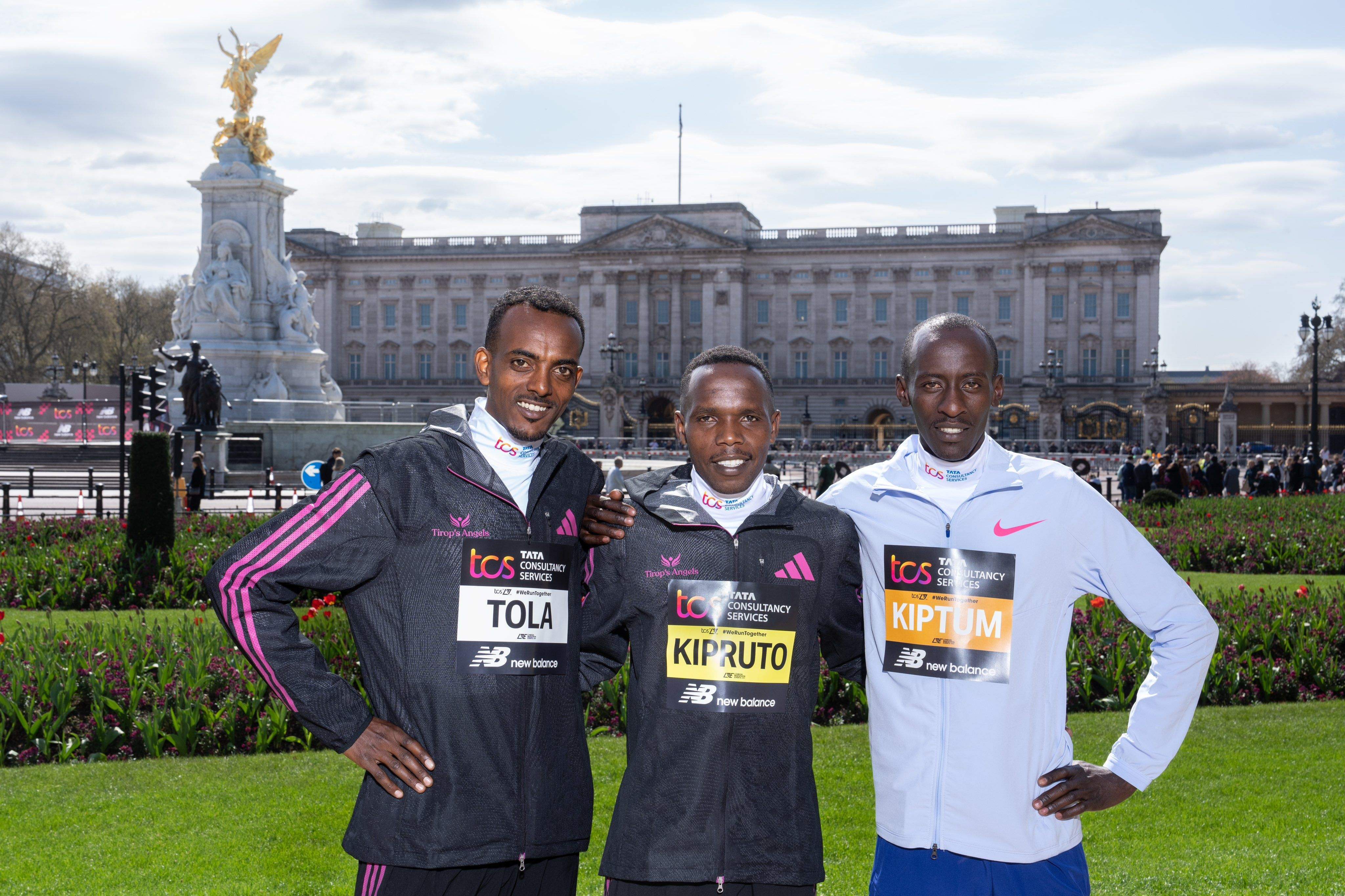 Kelvin Kiptum en la presentación del Maratón de Londres. LONDON MARATHON.