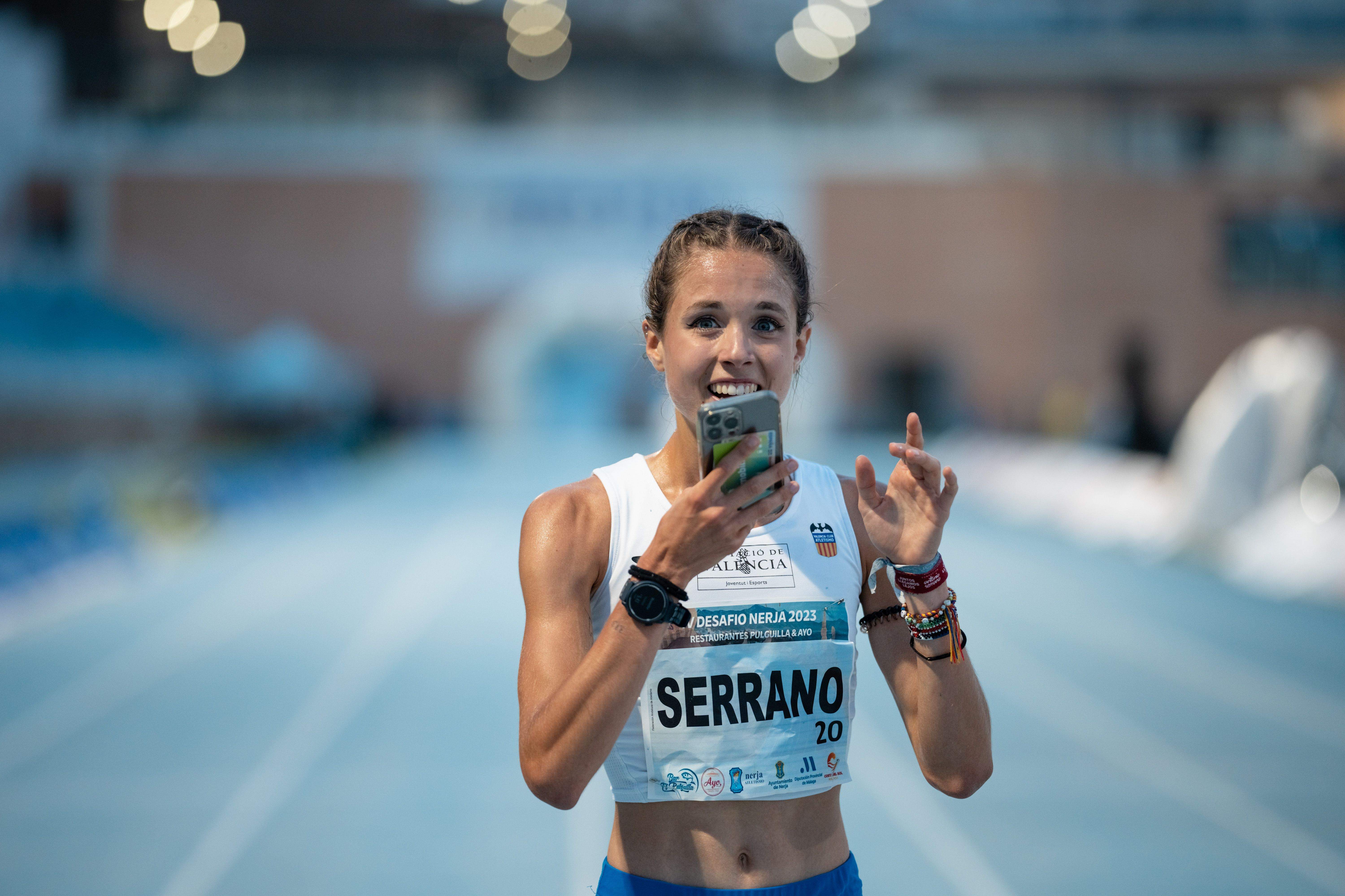 Marta Serrano batió el récord de España sub-23 con 15:27.06. SPORTMEDIA. Marta Serrano batió el récord de España sub-23 con 15:27.06. SPORTMEDIA.