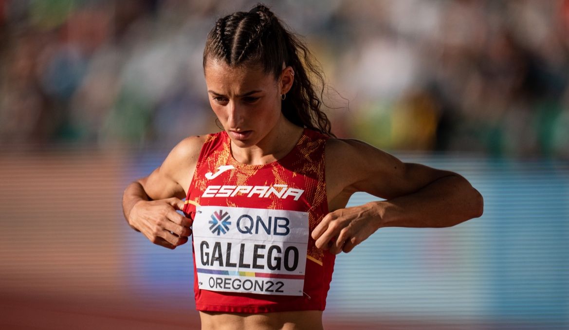 Sara Gallego en el último Campeonato del Mundo, cita a la que no podrá acudir este año. SPORTMEDIA.