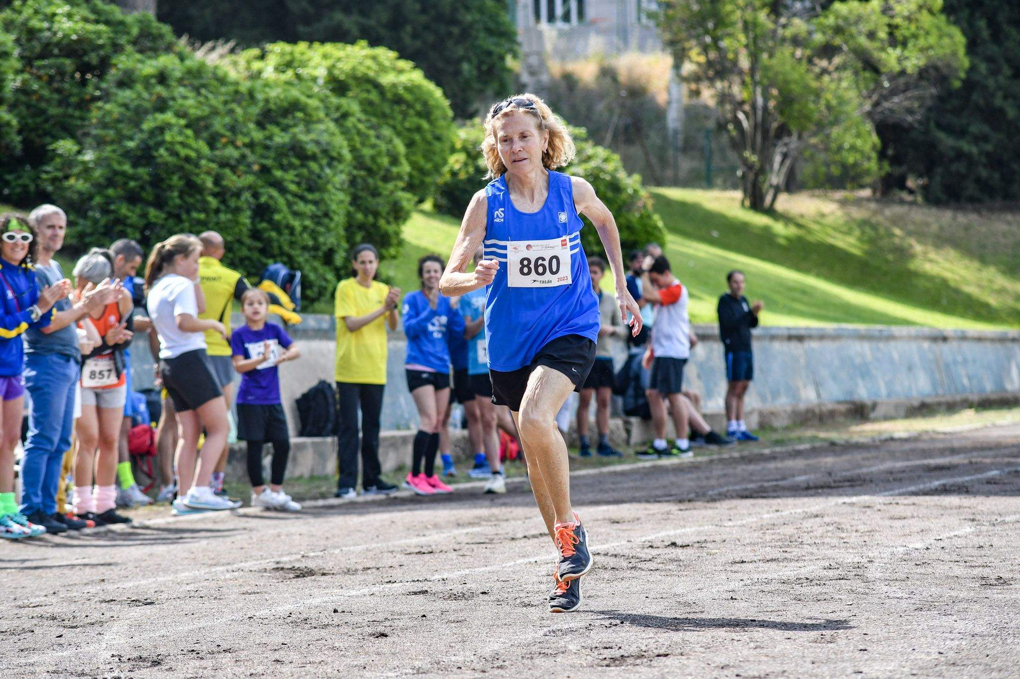 Carmen Valero, en la prueba de 300 metros del Memorial Miguel de la Quadra-Salcedo 2023