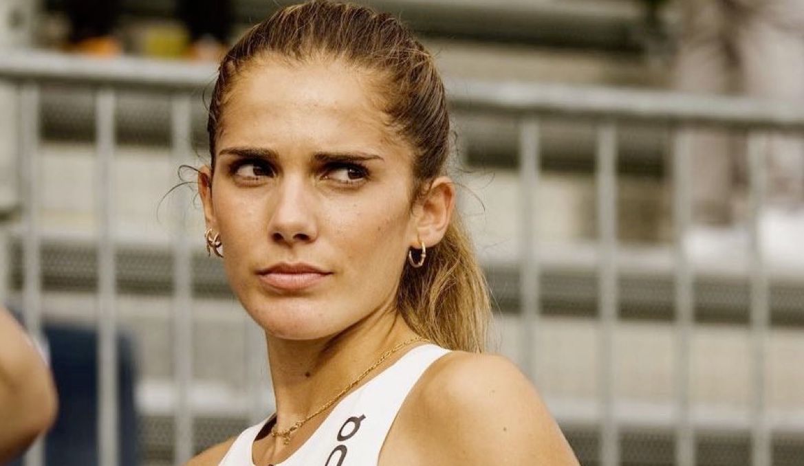 Marta García ha batido el récord de España de 5000 metros en pista cubierta en Boston. DL. Marta García ha batido el récord de España de 5000 metros en pista cubierta en Boston. DL.