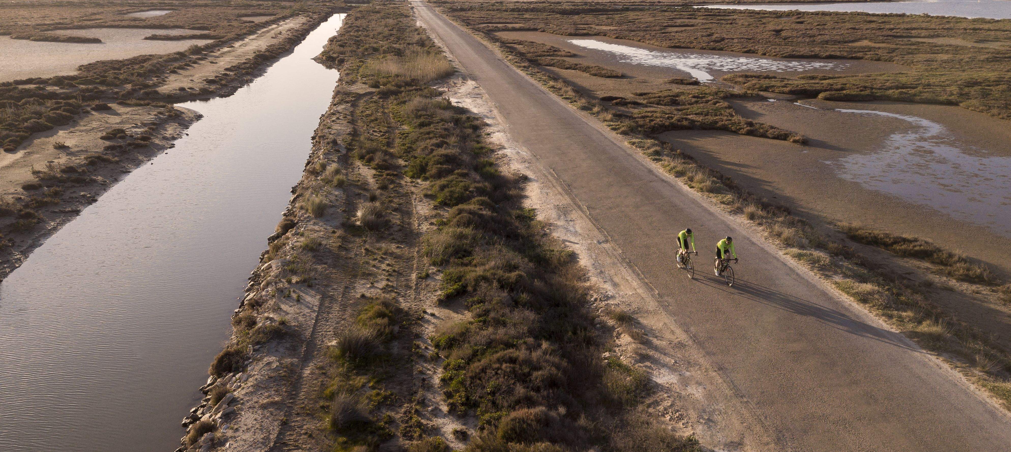 El Delta del Ebro es un paraíso para los amantes de la bicicleta.