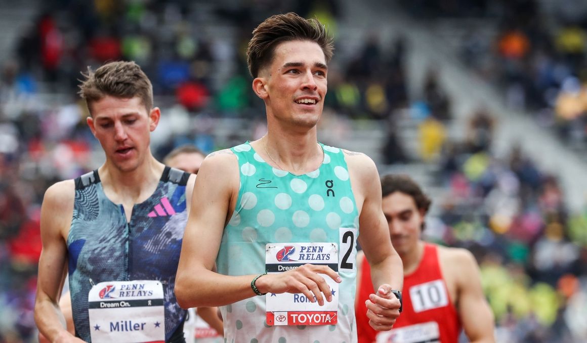 Mario García Romo durante una competición en 2023, donde ha batido tres récord de España. ON.