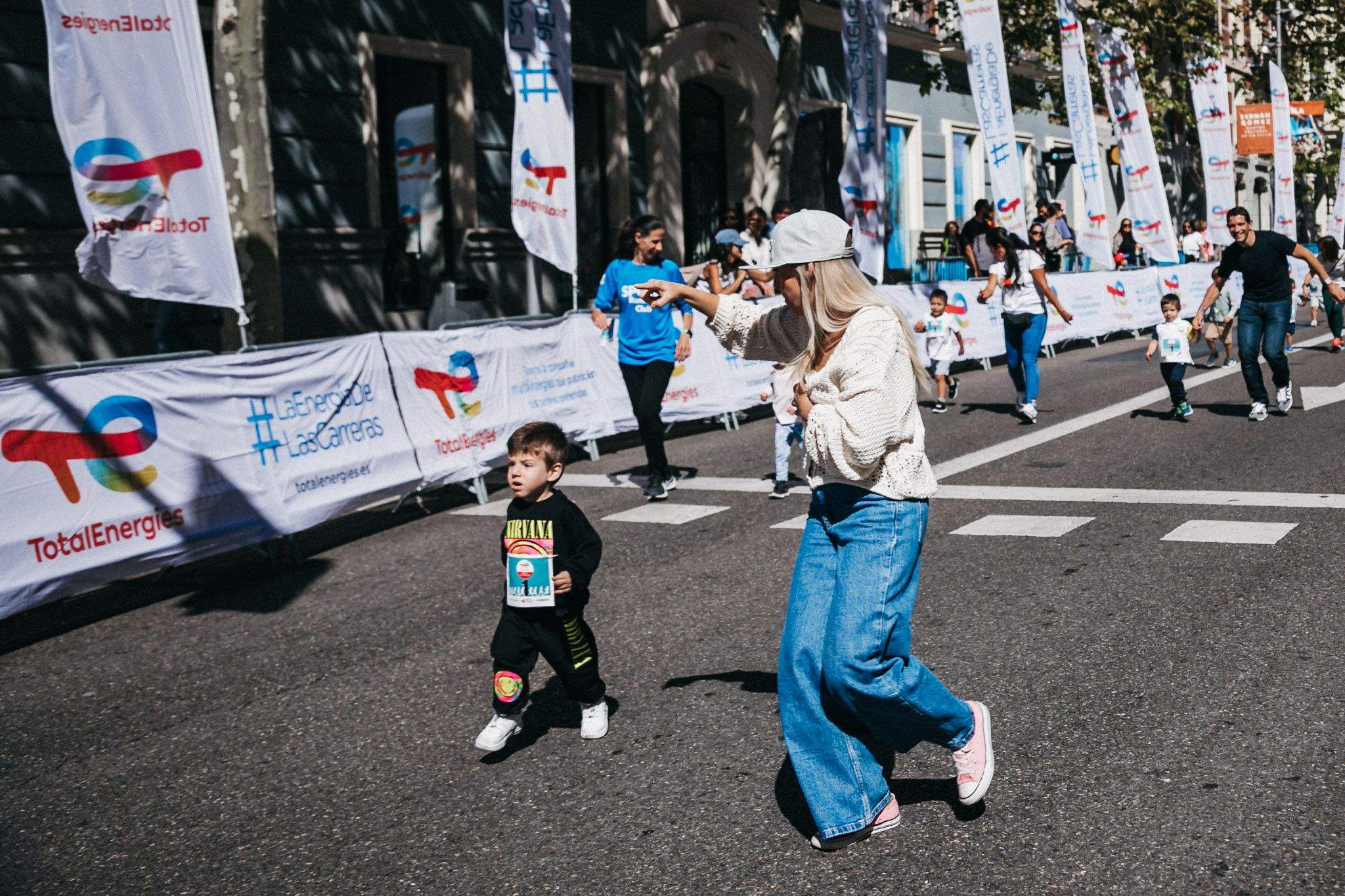 Las mejores fotos de las carreras infantiles en la TotalEnergies Milla Internacional de Madrid 2023. (9)