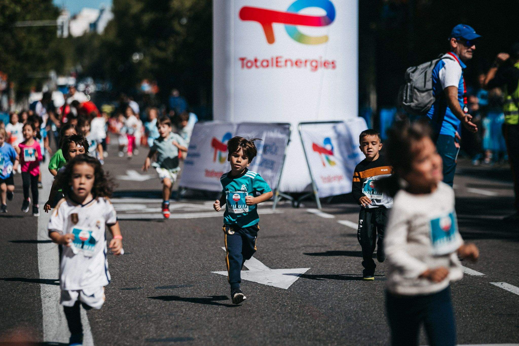 Las mejores fotos de las carreras infantiles en la TotalEnergies Milla Internacional de Madrid 2023. (51)