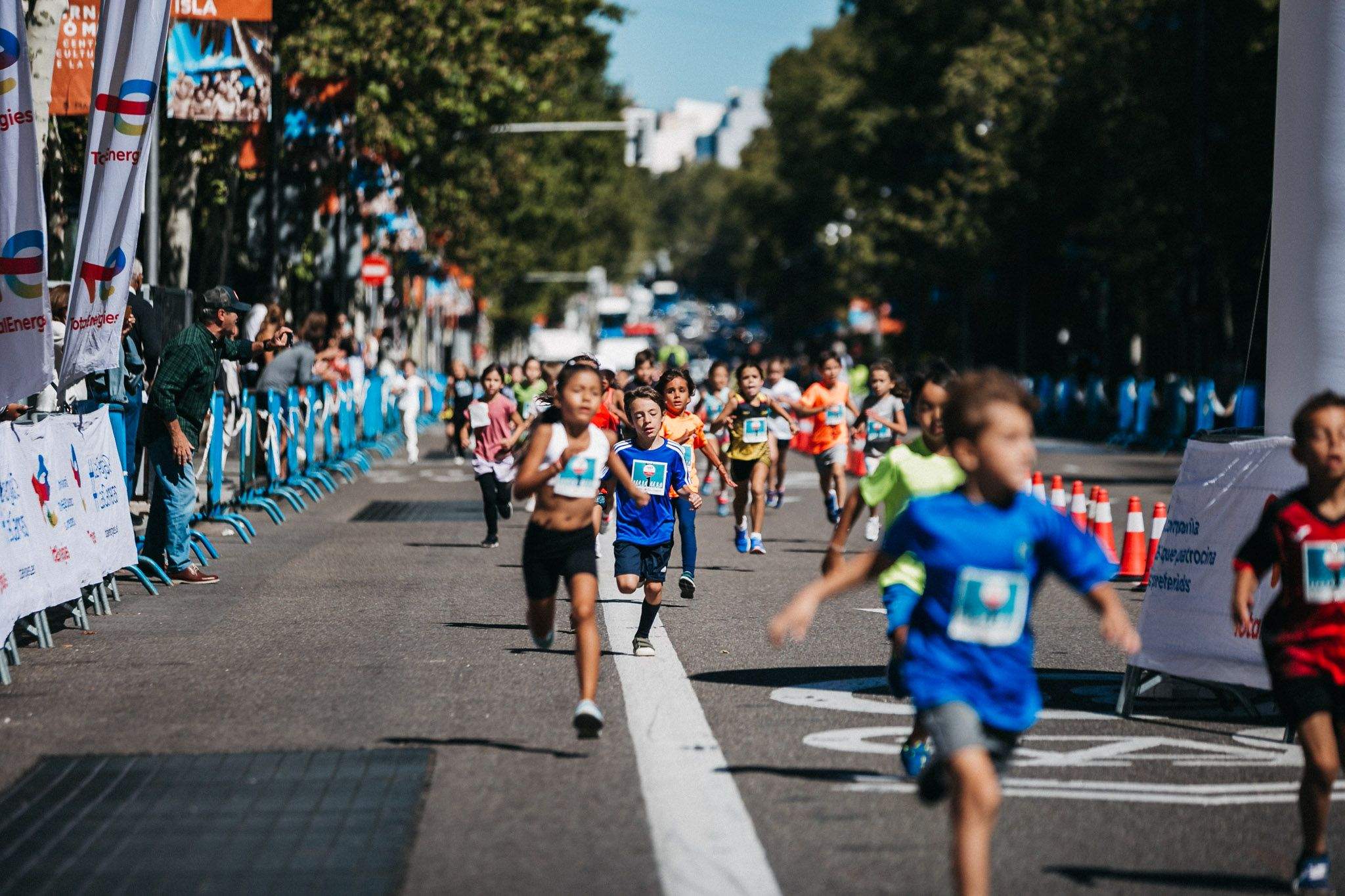 Las mejores fotos de las carreras infantiles en la TotalEnergies Milla Internacional de Madrid 2023. (63)