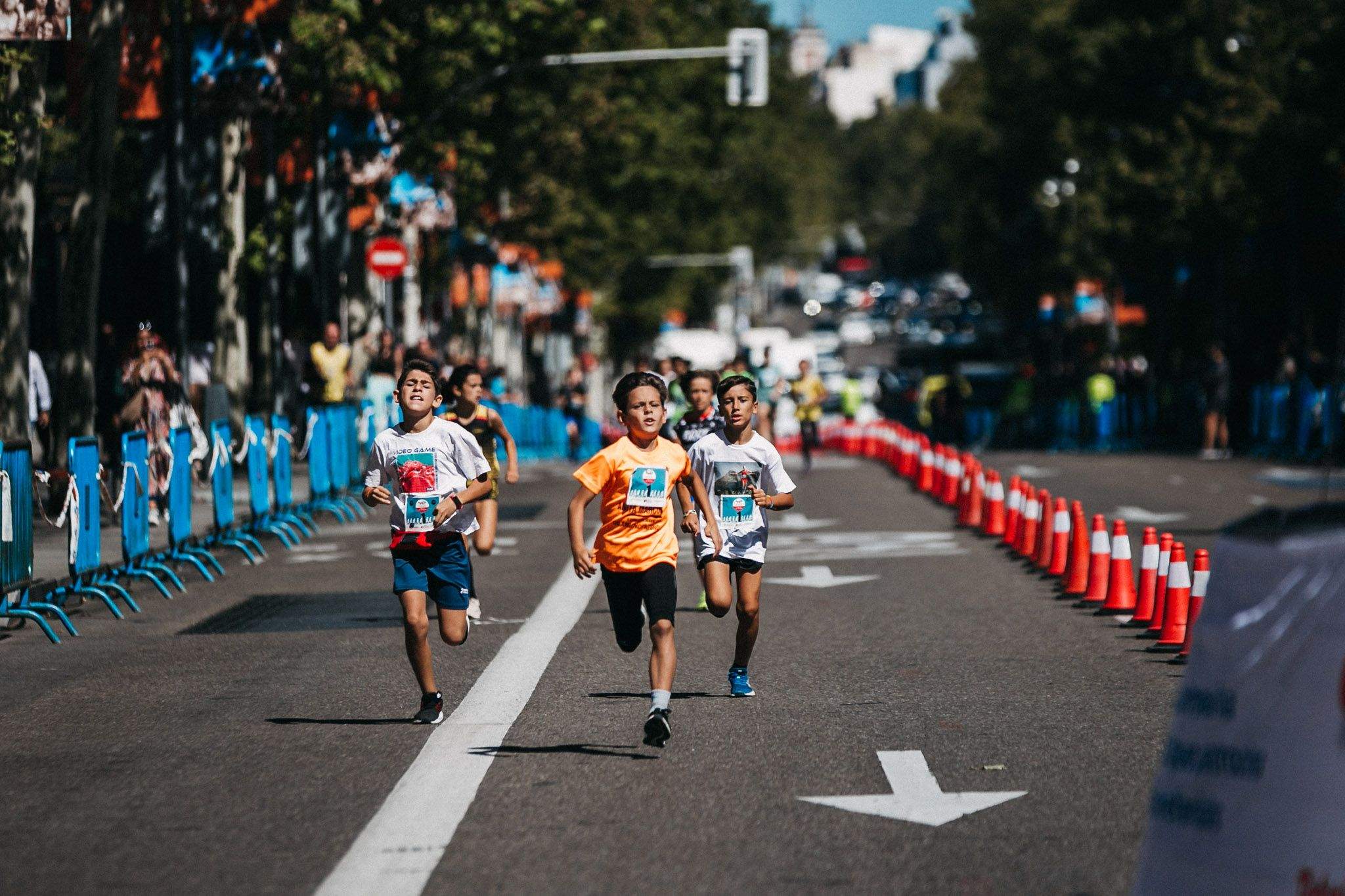 Las mejores fotos de las carreras infantiles en la TotalEnergies Milla Internacional de Madrid 2023. (73)