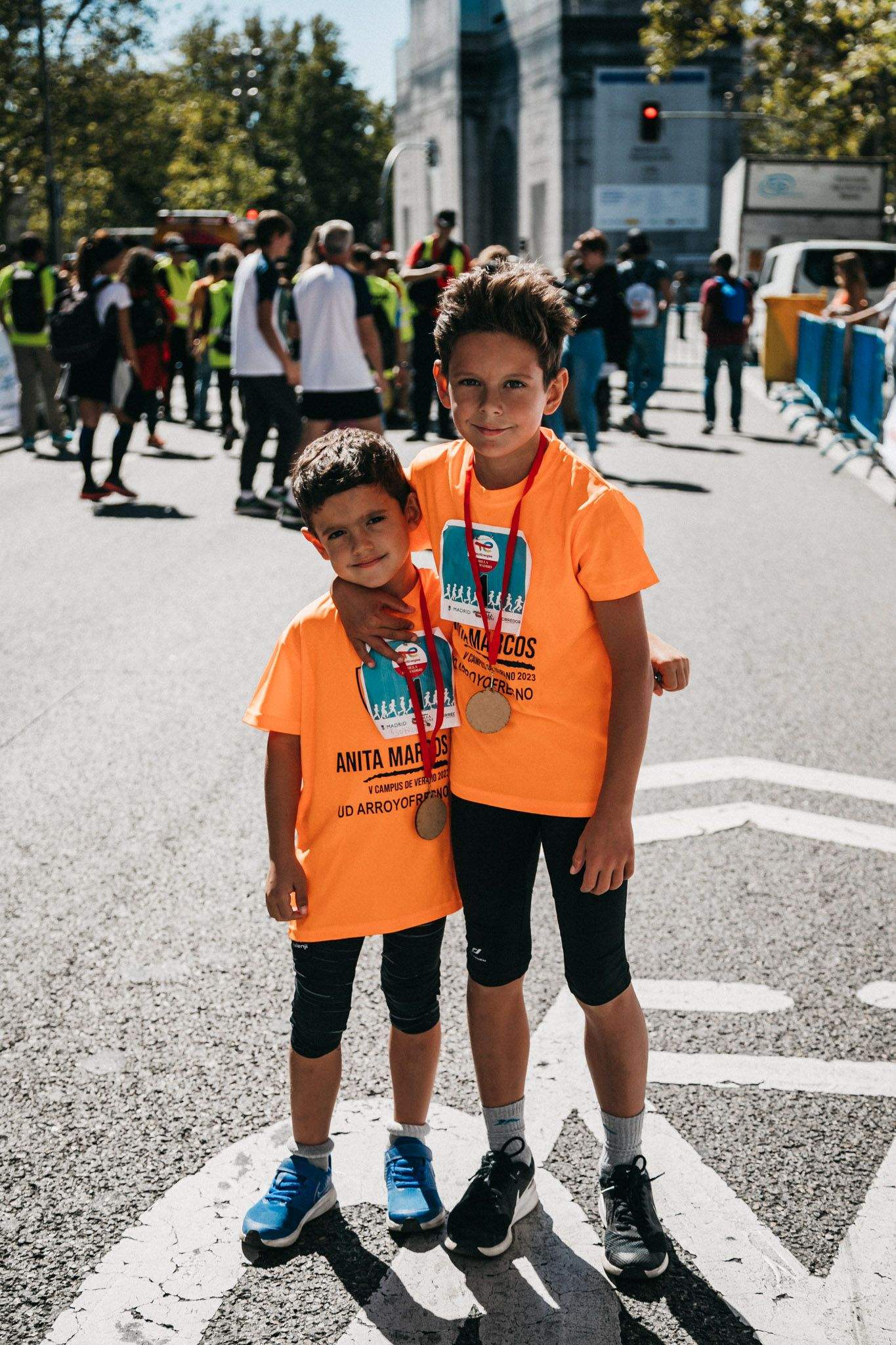 Las mejores fotos de las carreras infantiles en la TotalEnergies Milla Internacional de Madrid 2023. (83)