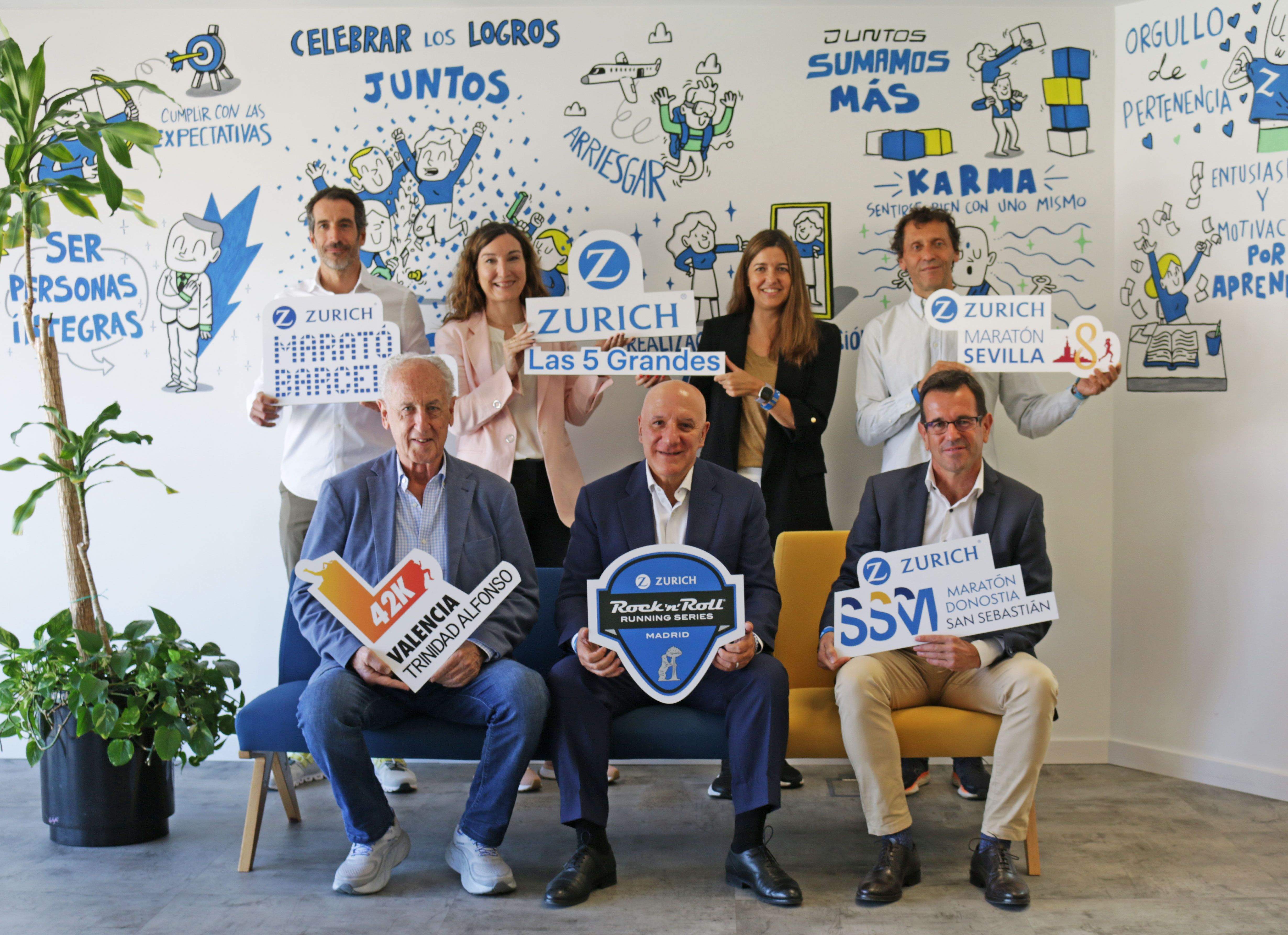 Una imagen del acto de presentación de Las 5 Grandes. ZURICH SEGUROS.