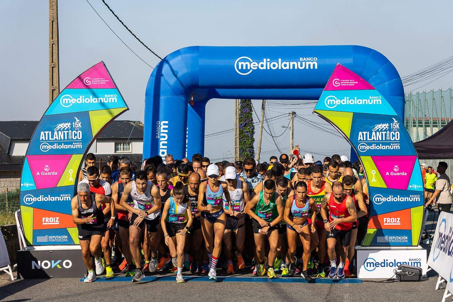Salida de la 15K Do Atlántico Banco Mediolanum 2023