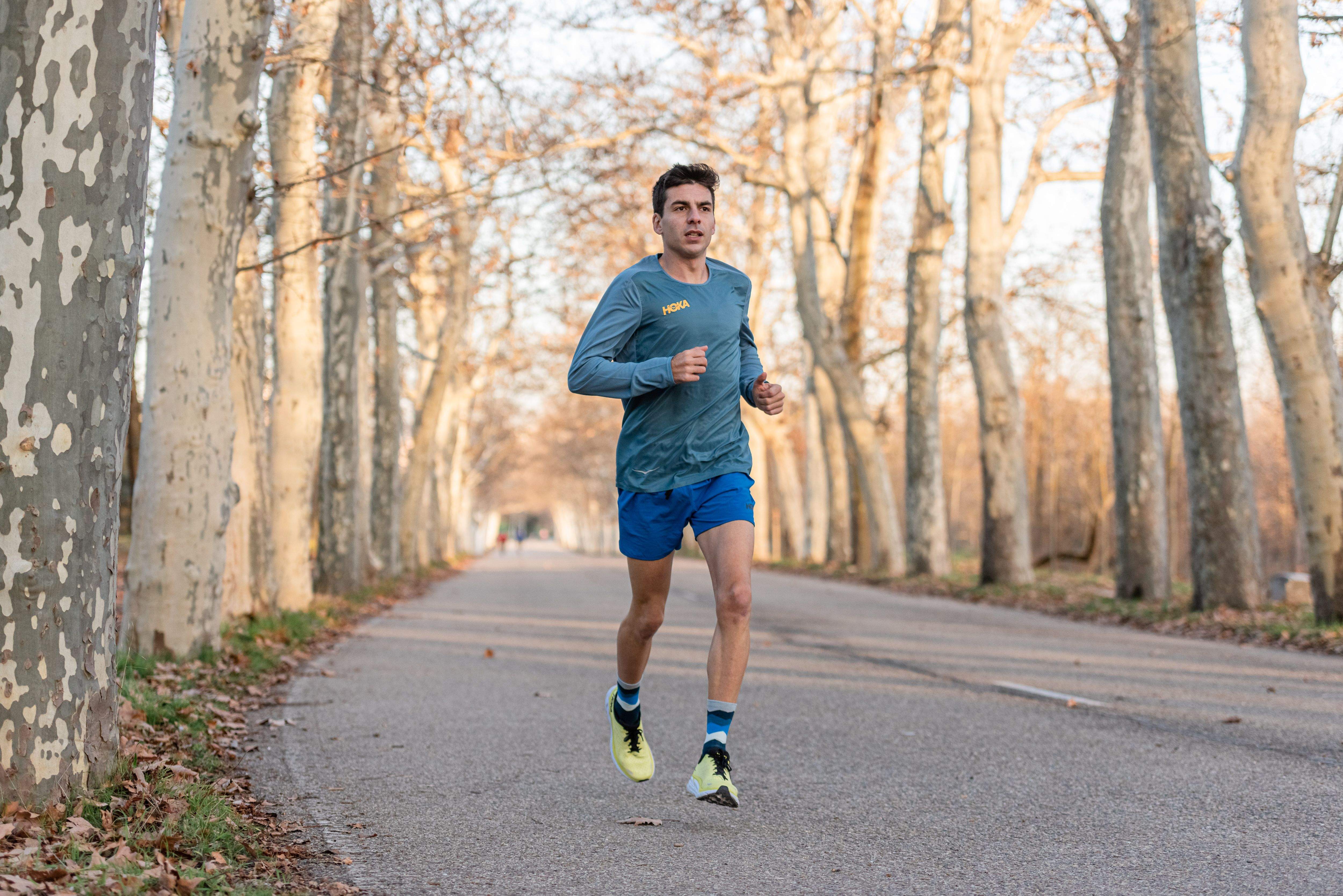 La tirada más larga de Yago Rojo para el Maratón Valencia Trinidad Alfonso ha sido de 34 kilómetros. SPORTMEDIA