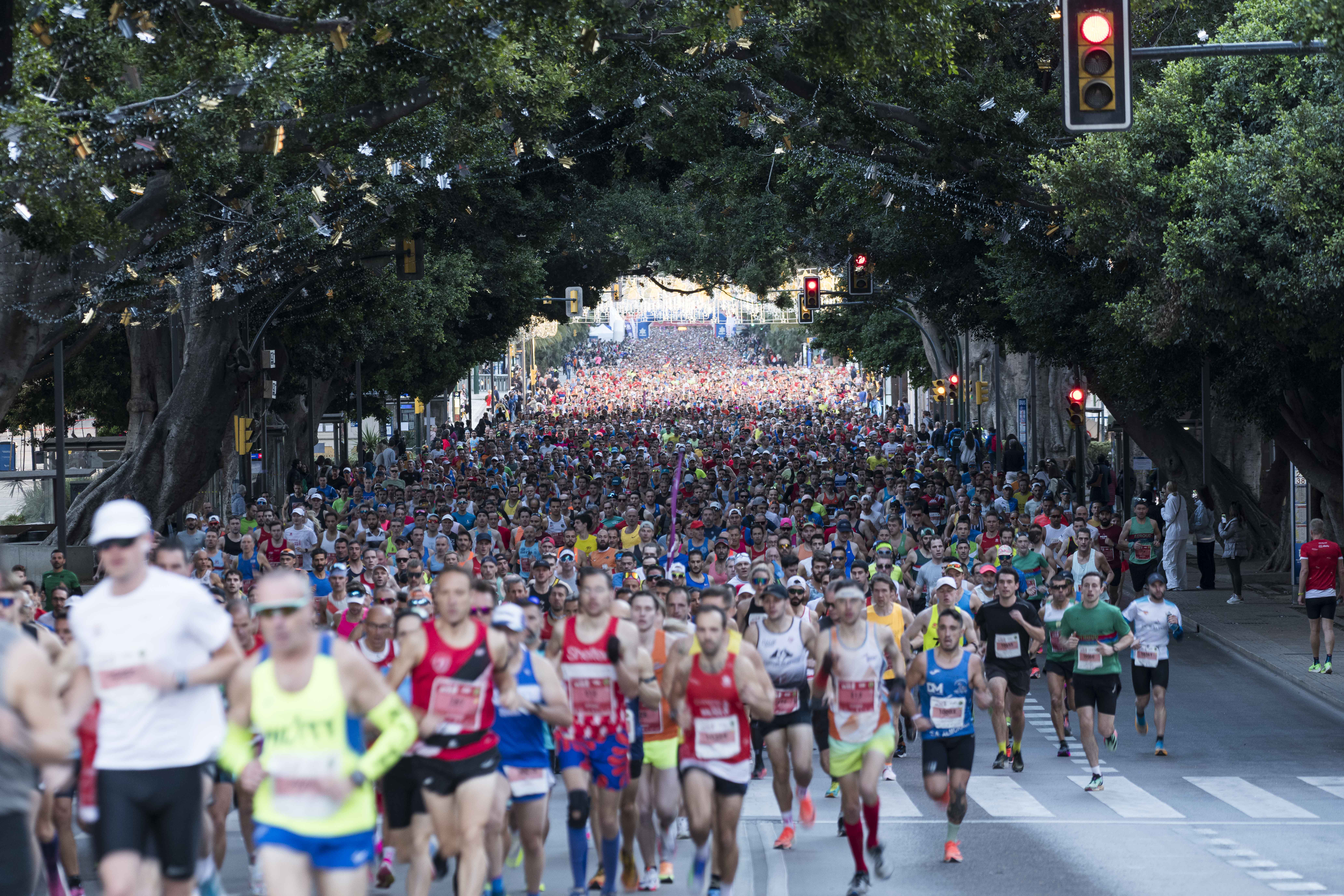 El Generali Maratón de Málaga batió su récord de participación el año pasado. GABY RODRIGO