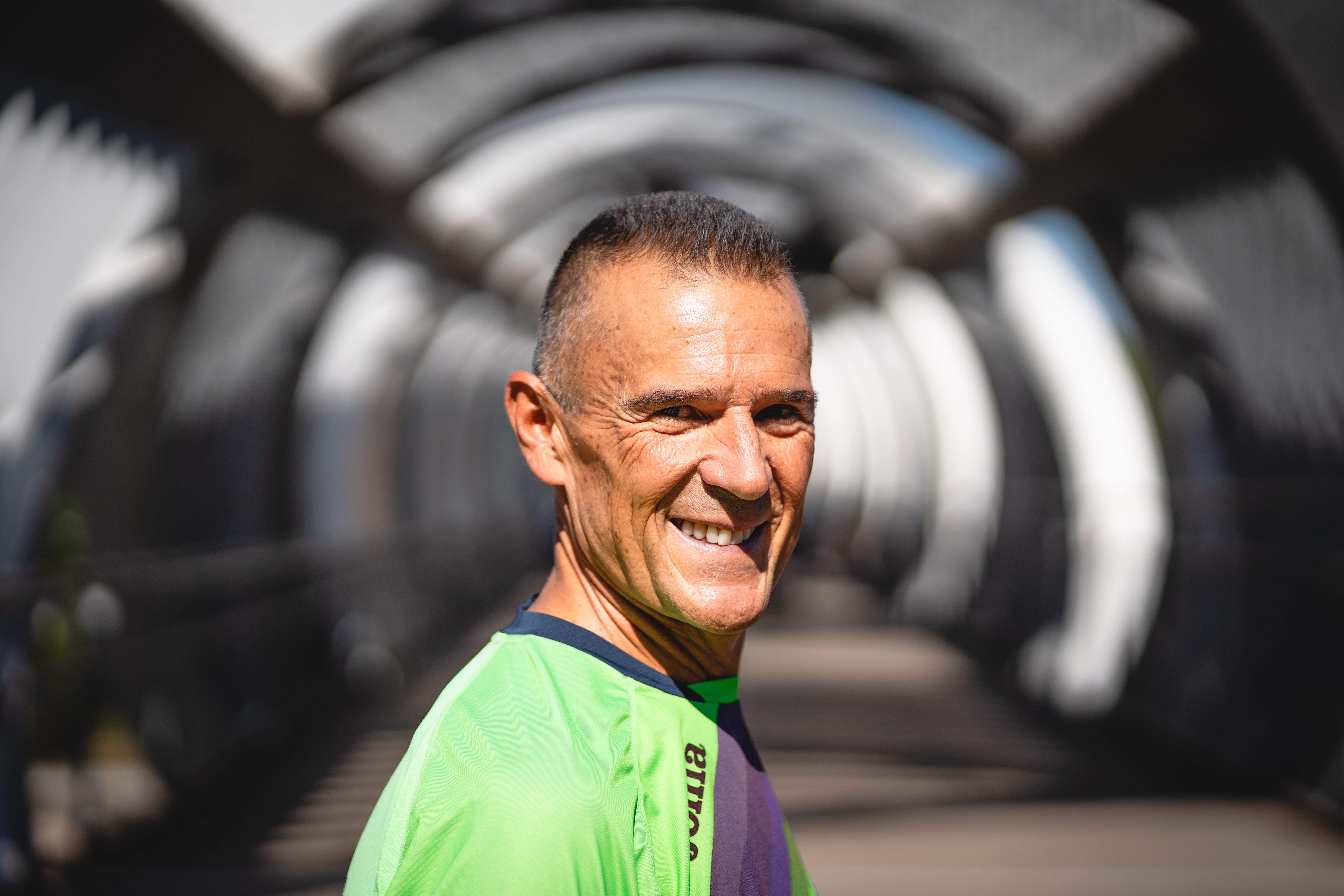 Javier Sanz está totalmente enganchado al maratón y contagia su enamoramiento a todo el que decide trotar unos kilómetros a su lado. VSM PHOTOEVENTS
